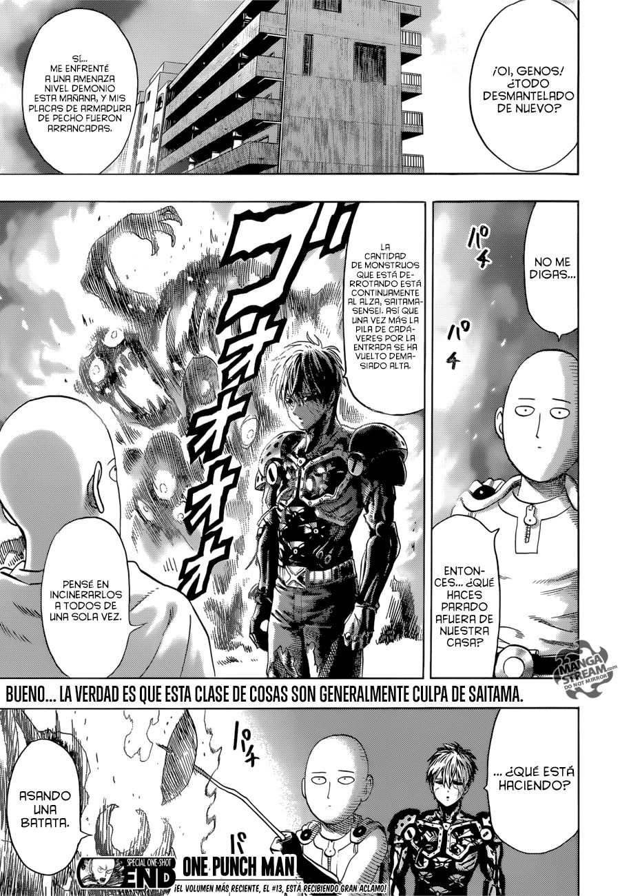 One Punch-Man Capitulo 111.1: Especial página 17