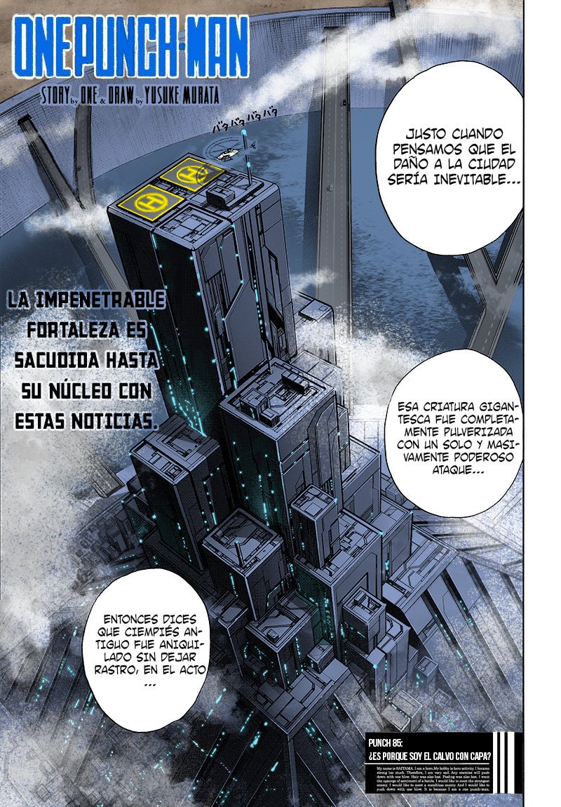 One Punch-Man Capitulo 126.2: ¿Es porque soy el calvo con capa? [Coloreado] página 2