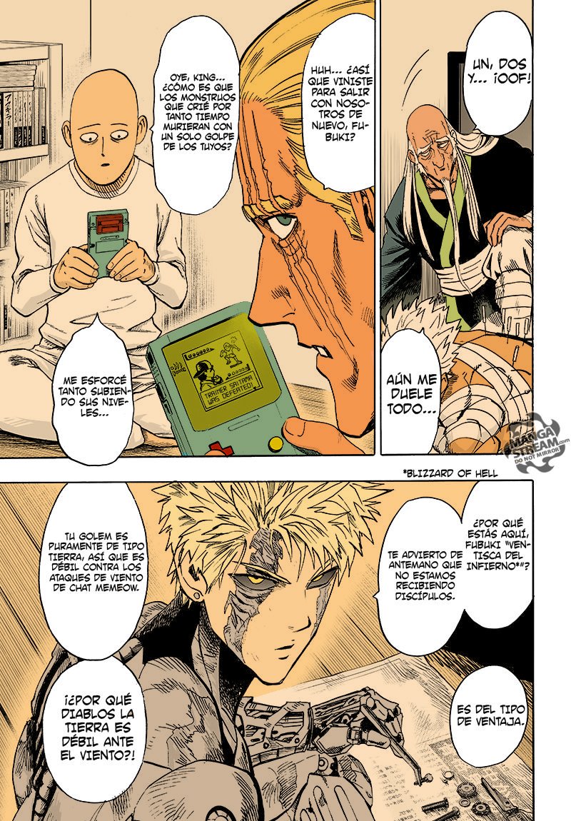 One Punch-Man Capitulo 126.2: ¿Es porque soy el calvo con capa? [Coloreado] página 32