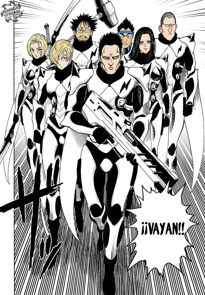 One Punch-Man Capitulo 126.2: ¿Es porque soy el calvo con capa? [Coloreado] página 45