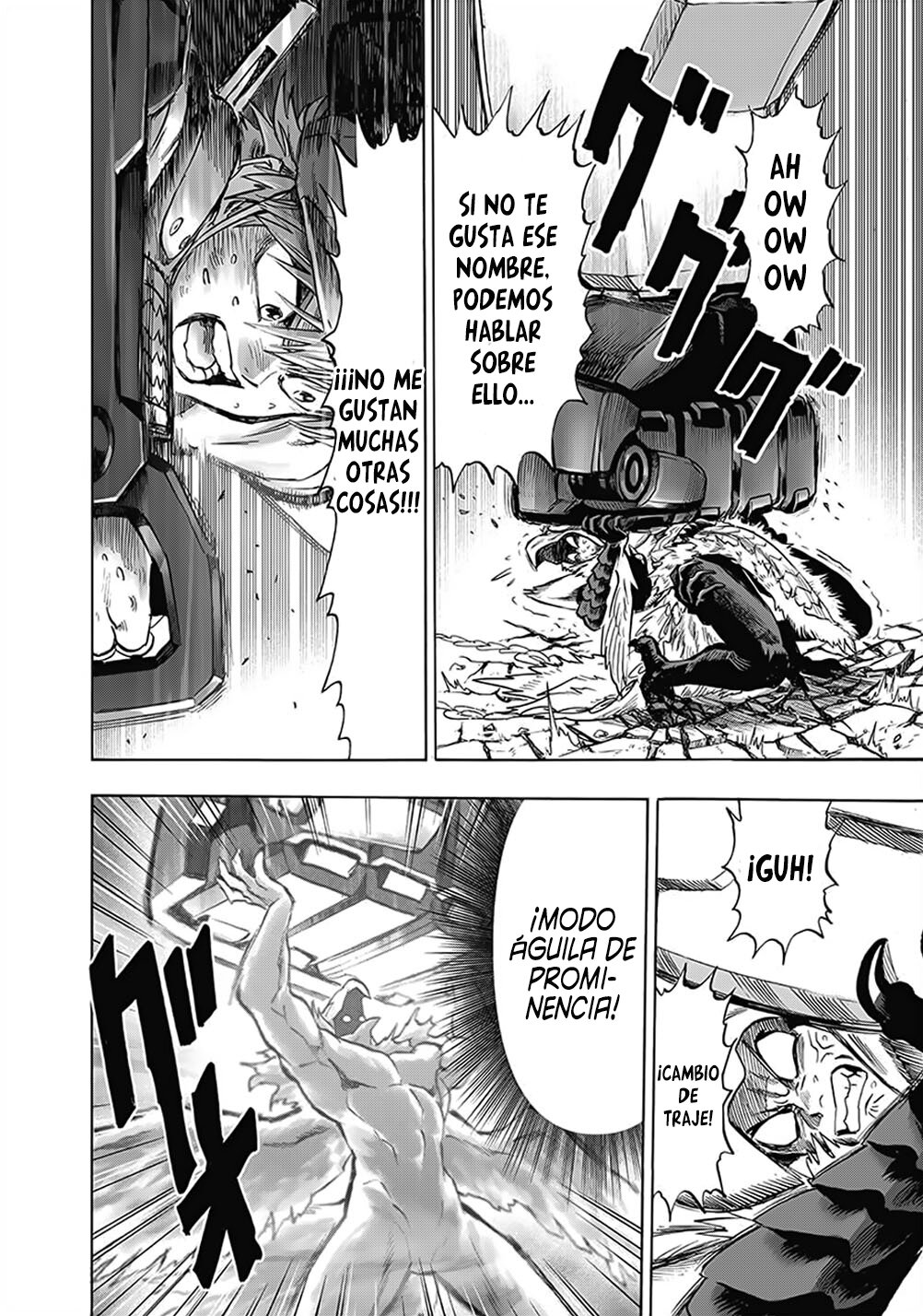 One Punch-Man Capitulo 142.5: Phoenix Man vs Child Emperor (Redibujo) página 17