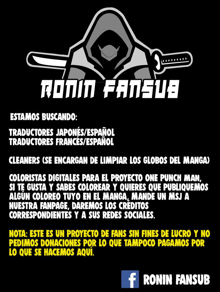 One Punch-Man Capitulo 191: La Línea página 37
