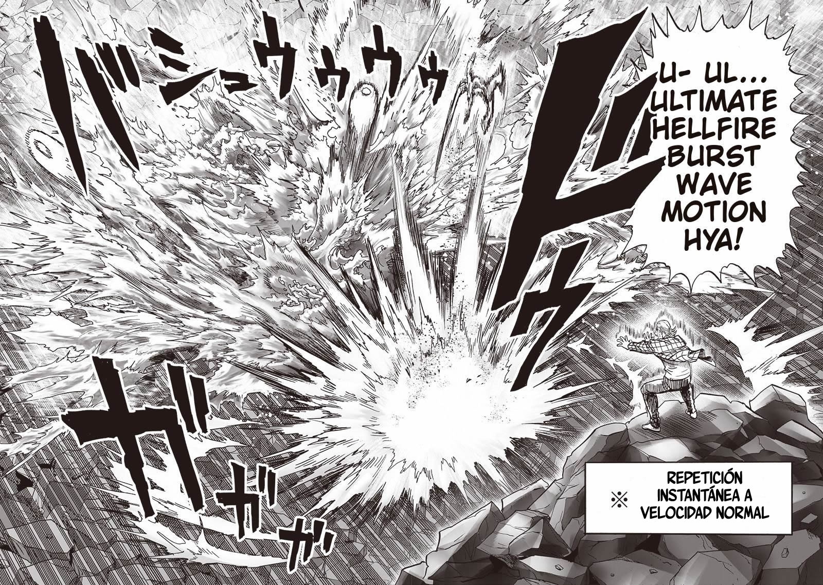 One Punch-Man Capitulo 197: ULTIMATE HELLFIRE BURST WAVE MOTION PURGATORY CANNON página 27