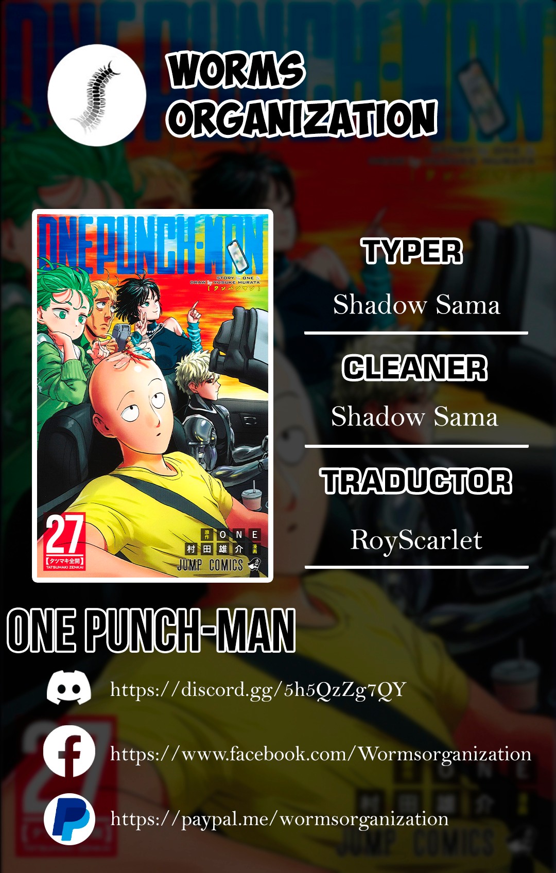 One Punch-Man Capitulo 226: Intercambio página 27