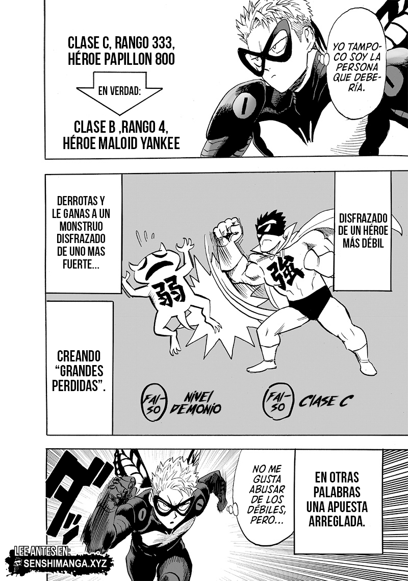 One Punch-Man Capitulo 230: Mariposa y Espalda página 8