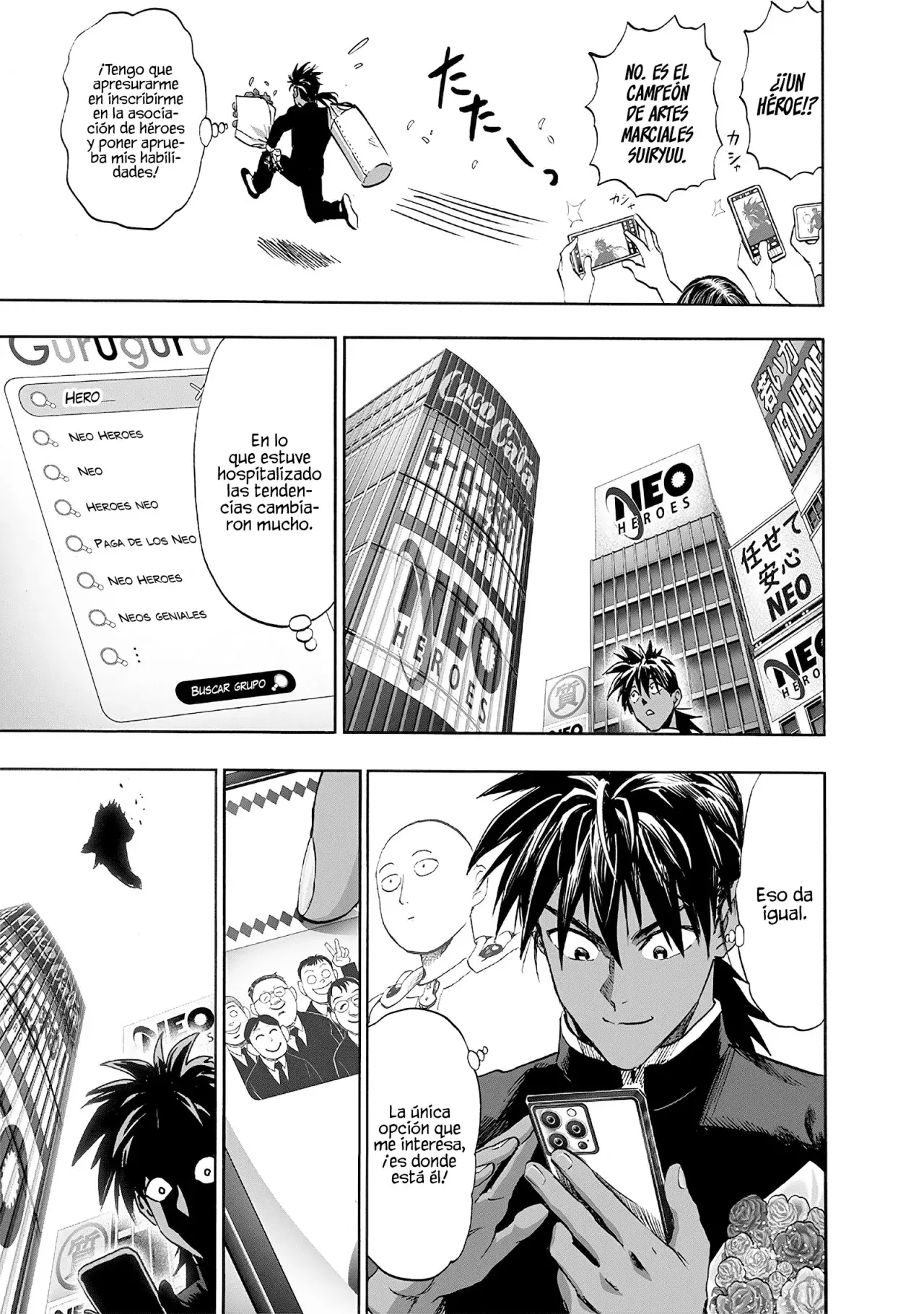 One Punch-Man Capitulo 245: Totalmente recuperado página 6
