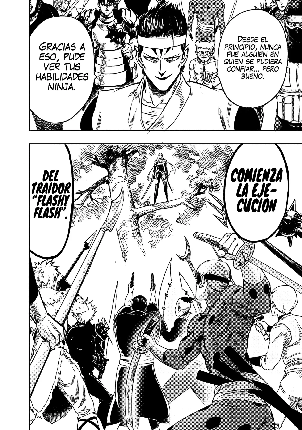 One Punch-Man Capitulo 258: Salvarse por los pelos página 8