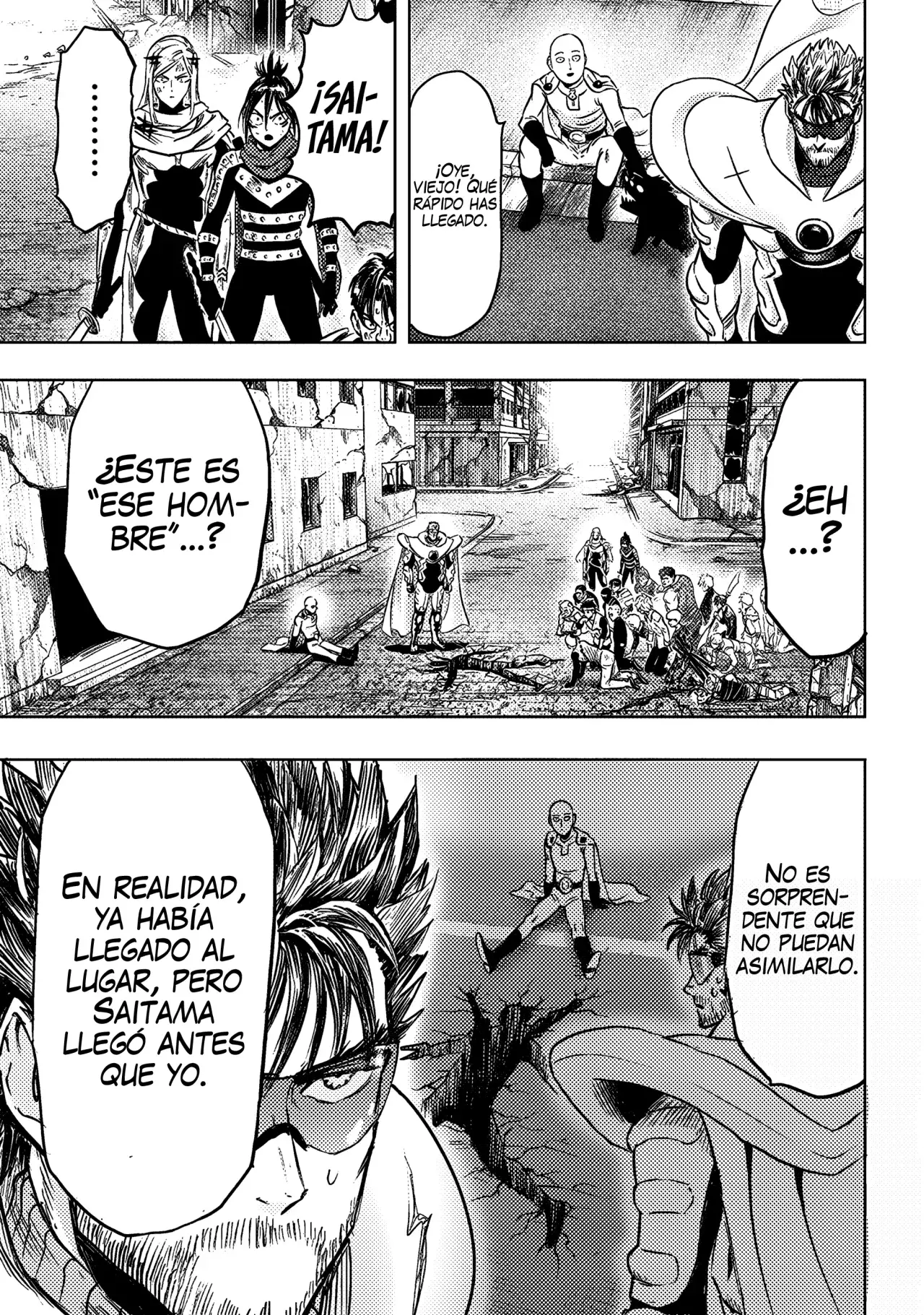 One Punch-Man Capitulo 260: Ojos blancos página 8