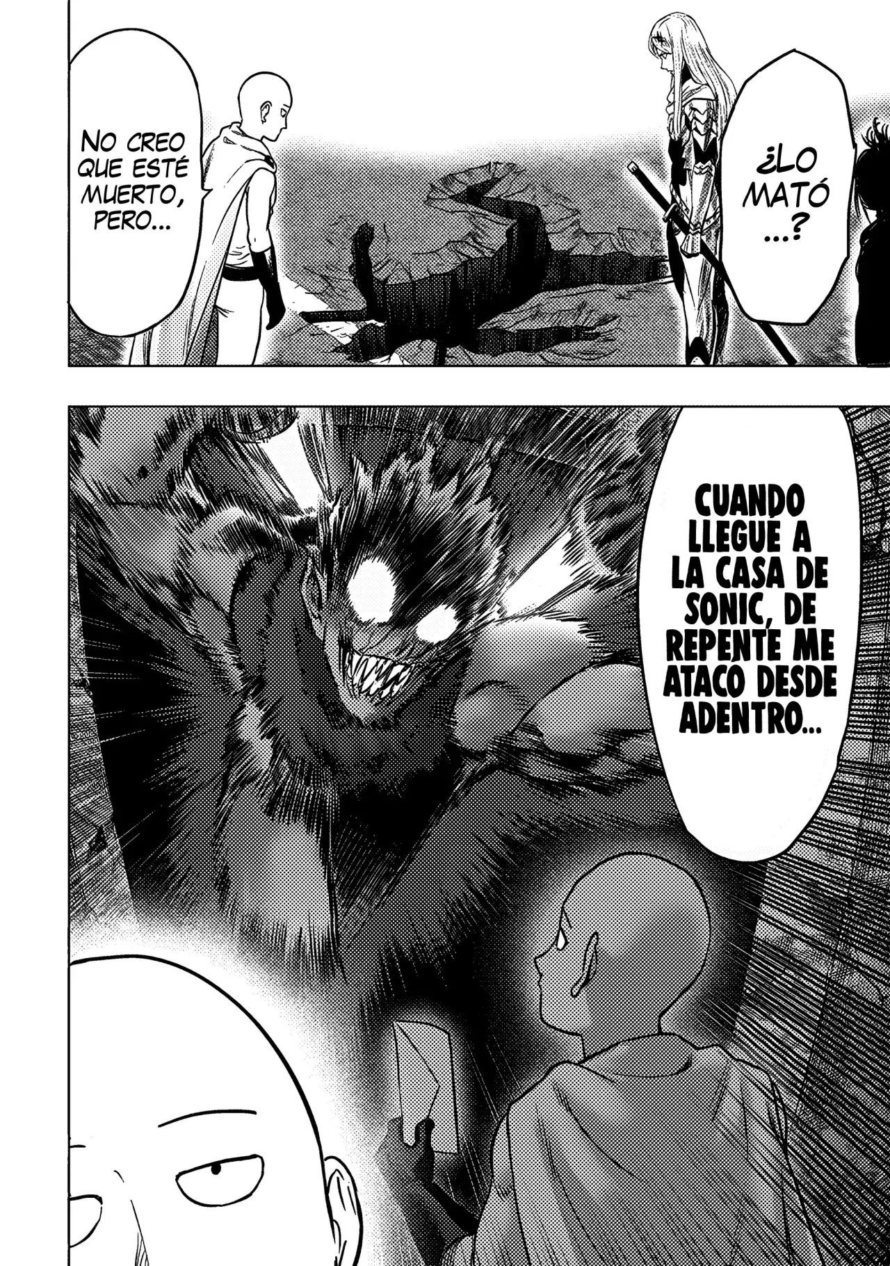 One Punch-Man Capitulo 260: Ojos blancos página 9