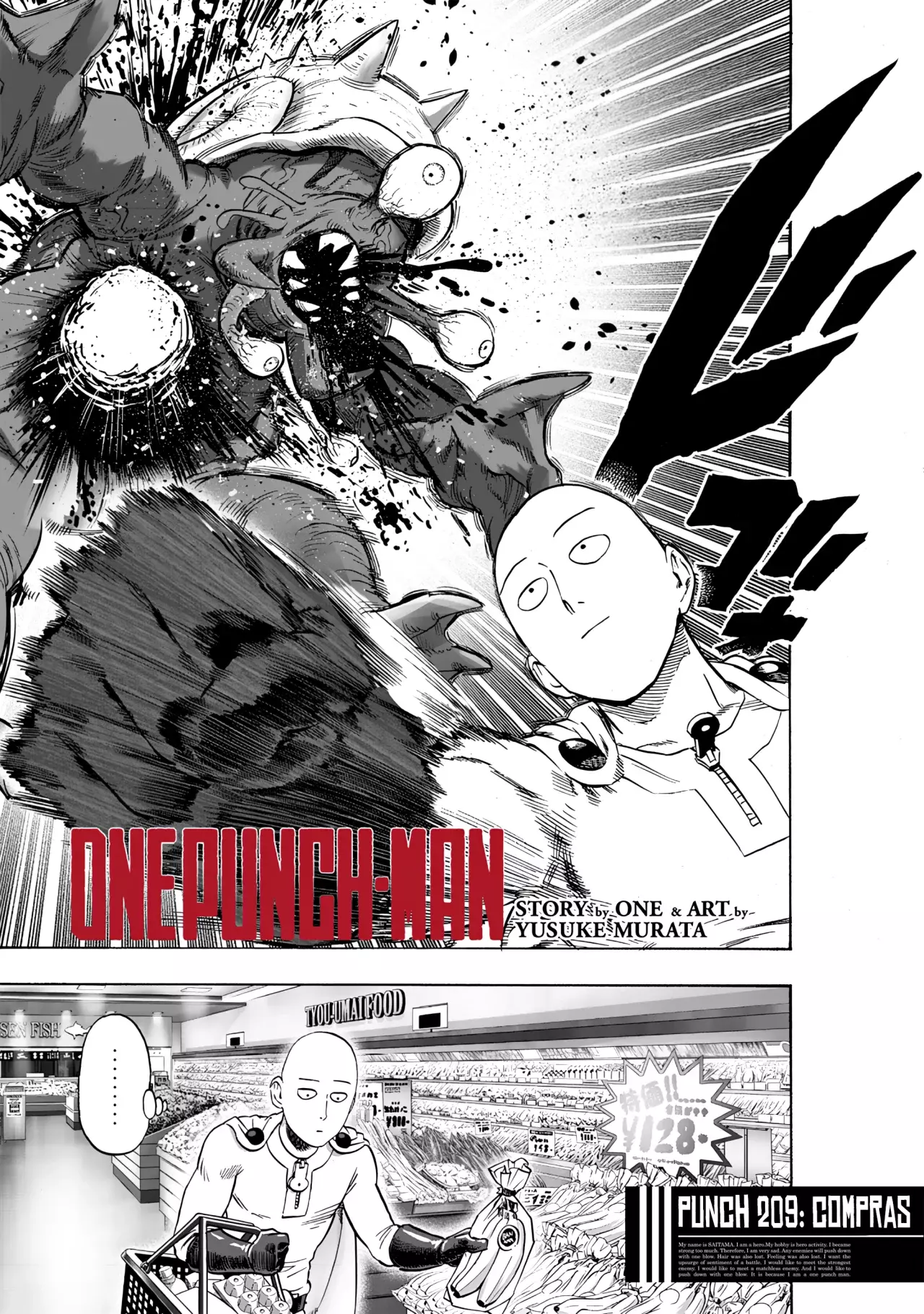 One Punch-Man Capitulo 268: Compras página 4