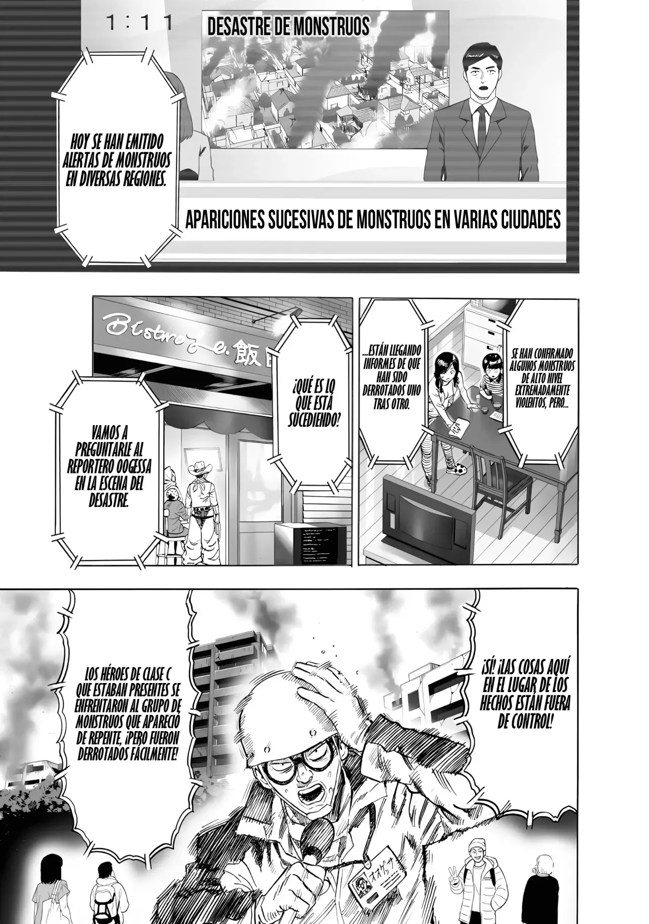 One Punch-Man Capitulo 282: Sangre nueva página 11