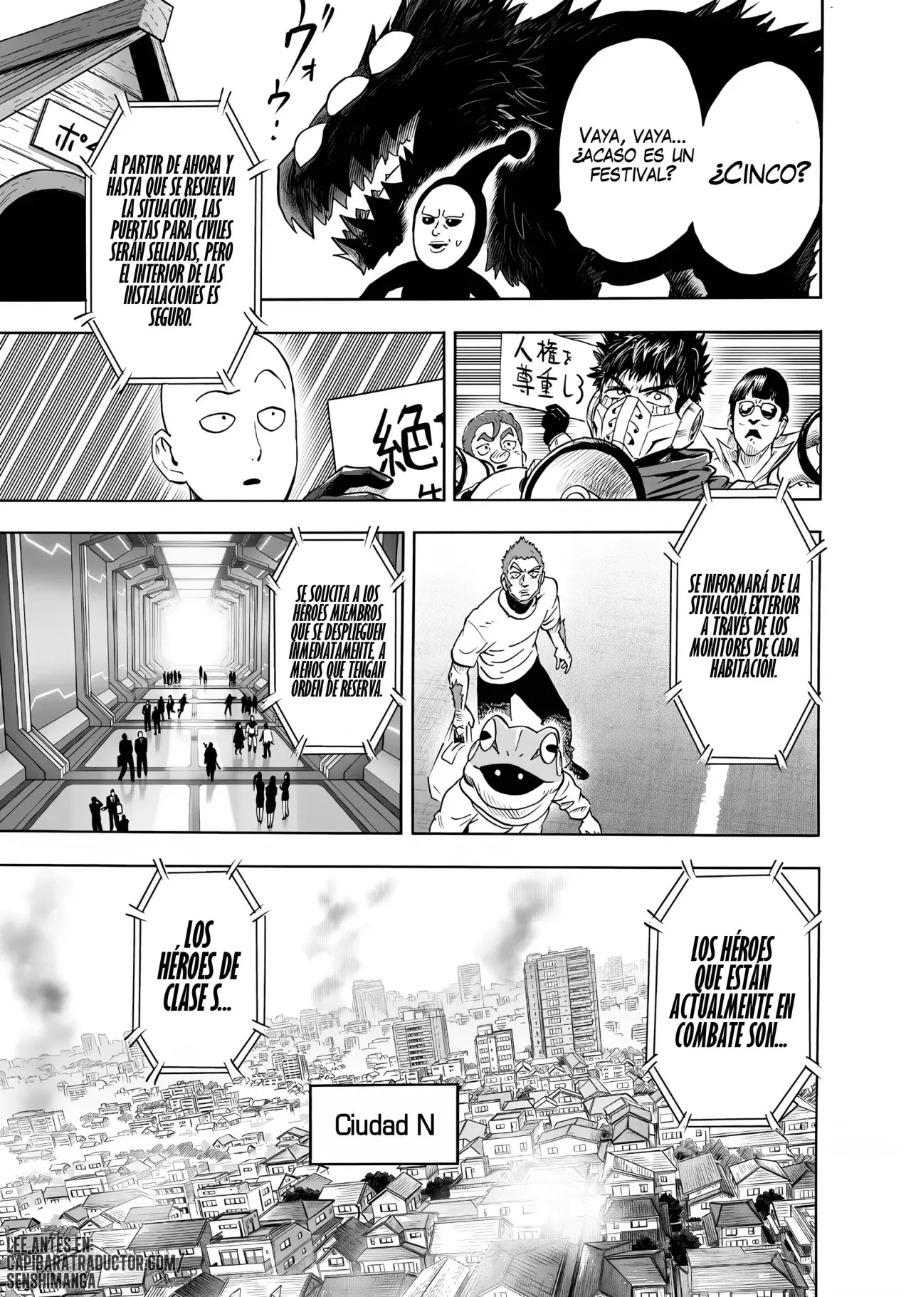 One Punch-Man Capitulo 285: Poder devastador página 10