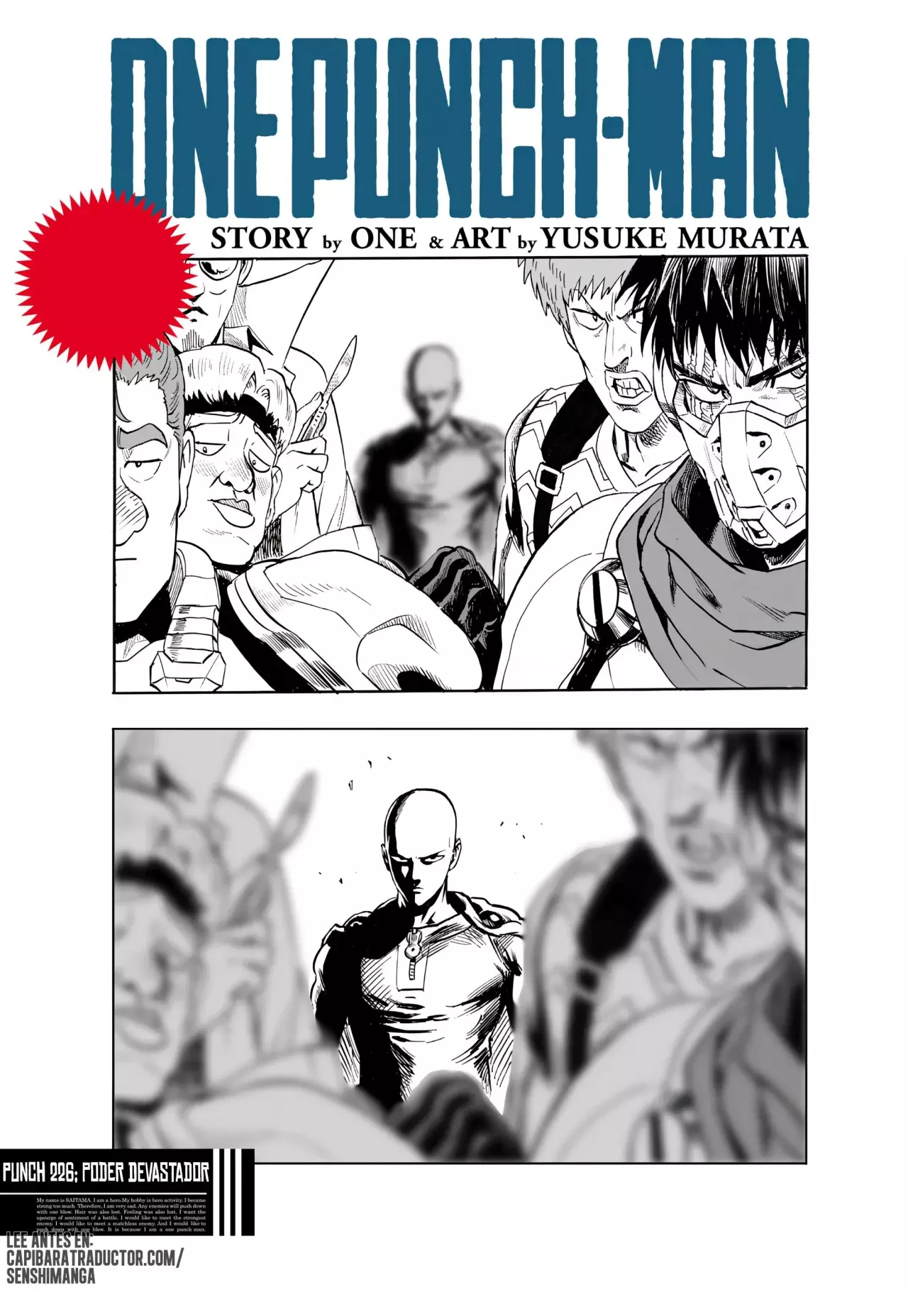 One Punch-Man Capitulo 285: Poder devastador página 4