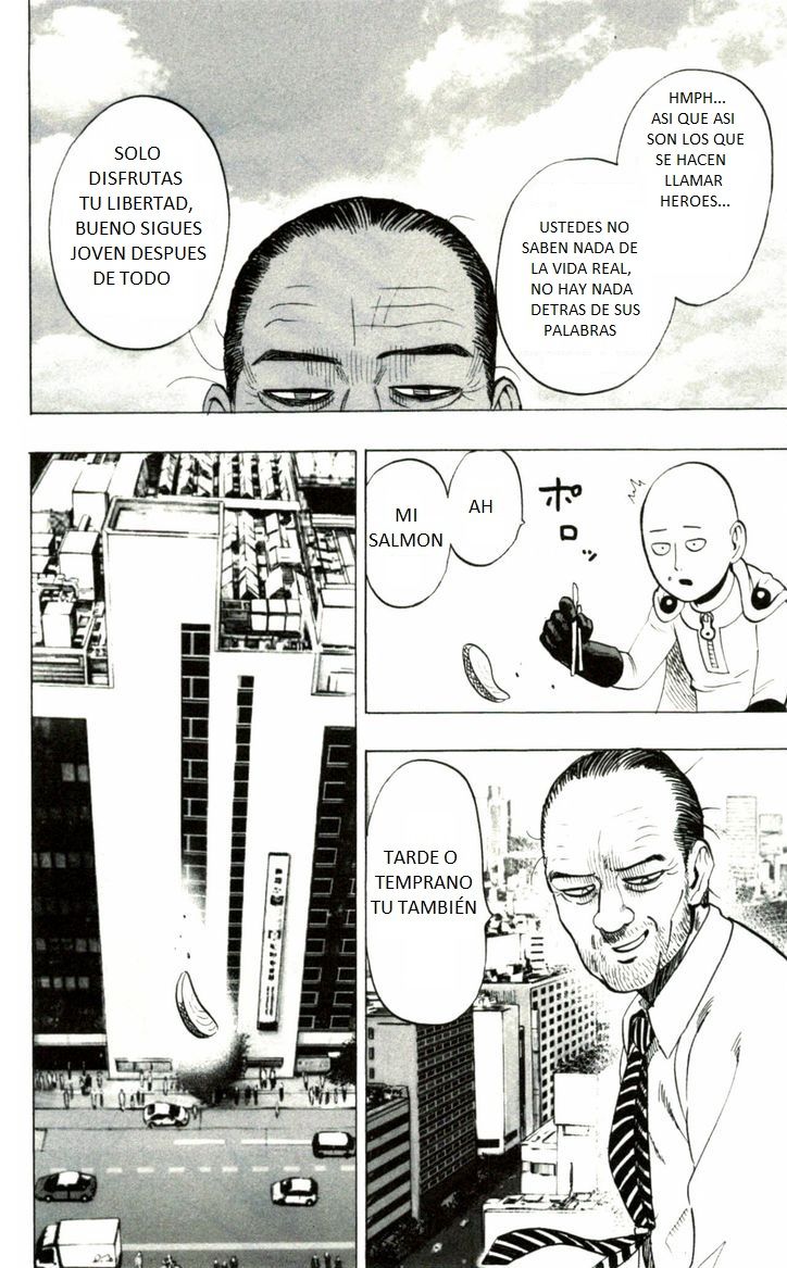 One Punch-Man Capitulo 36.2: Salmón página 8