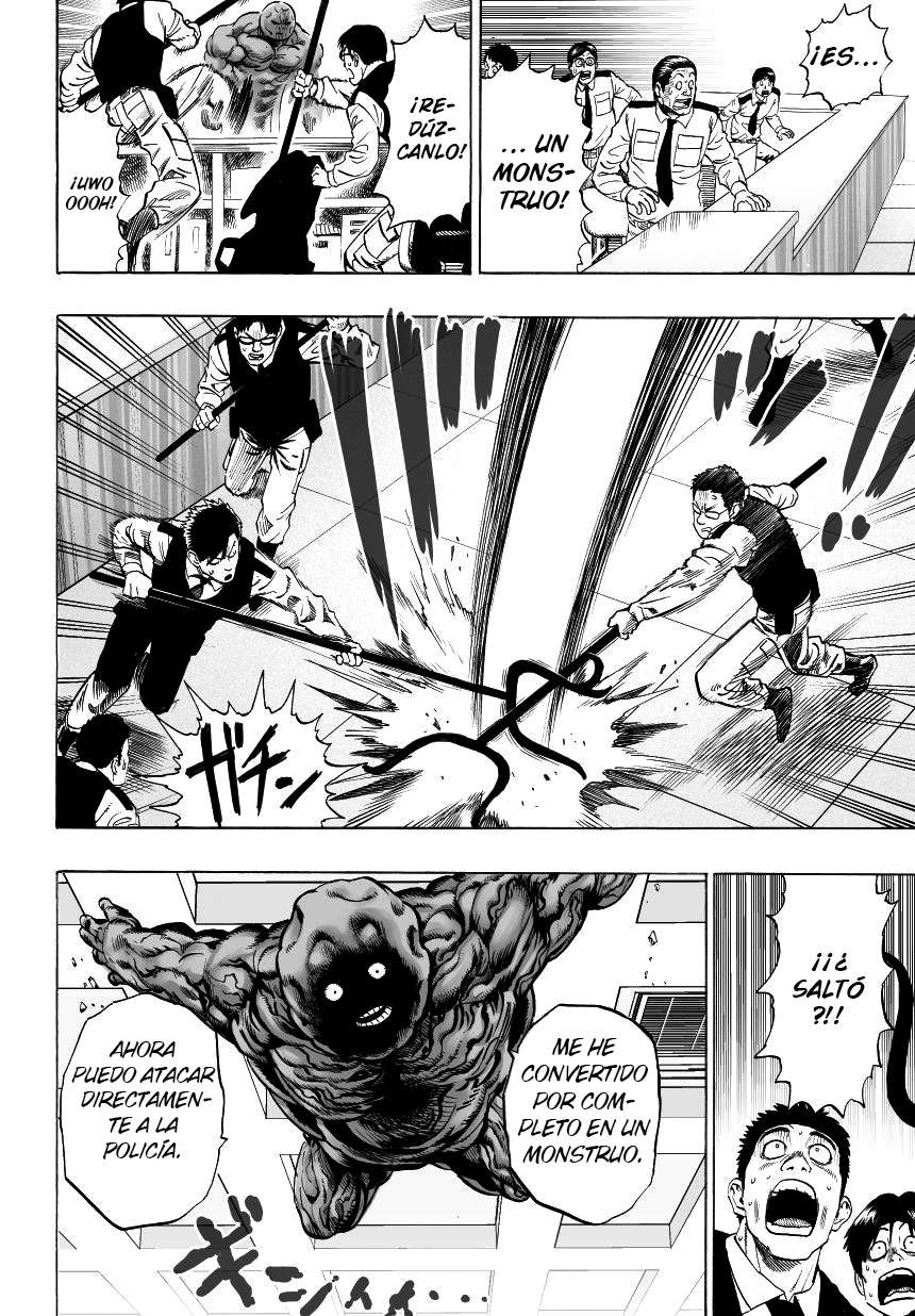 One Punch-Man Capitulo 42.05: Un paseo por la comisaria página 14