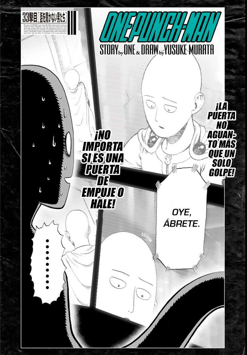 One Punch-Man Capitulo 42: Los hombres no Escuchan página 3