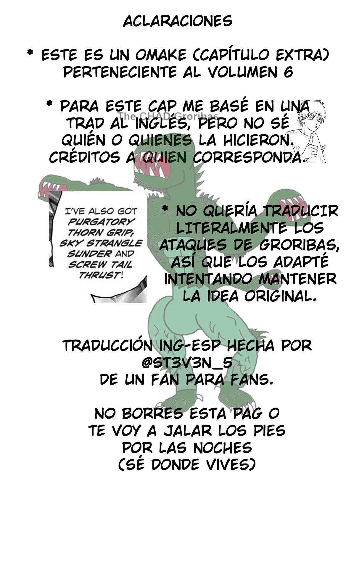 One Punch-Man Capitulo 43.01: Omake vol. 6 página 2