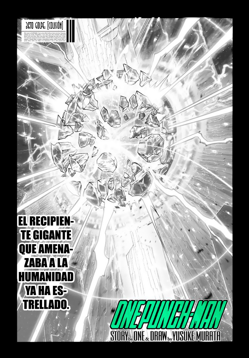 One Punch-Man Capitulo 48: Colisión página 3