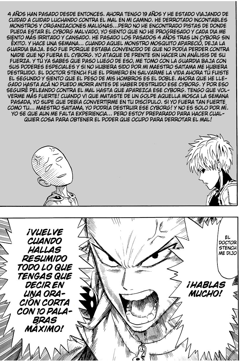 One Punch-Man Capitulo 7: Un Misterioso Ataque página 8