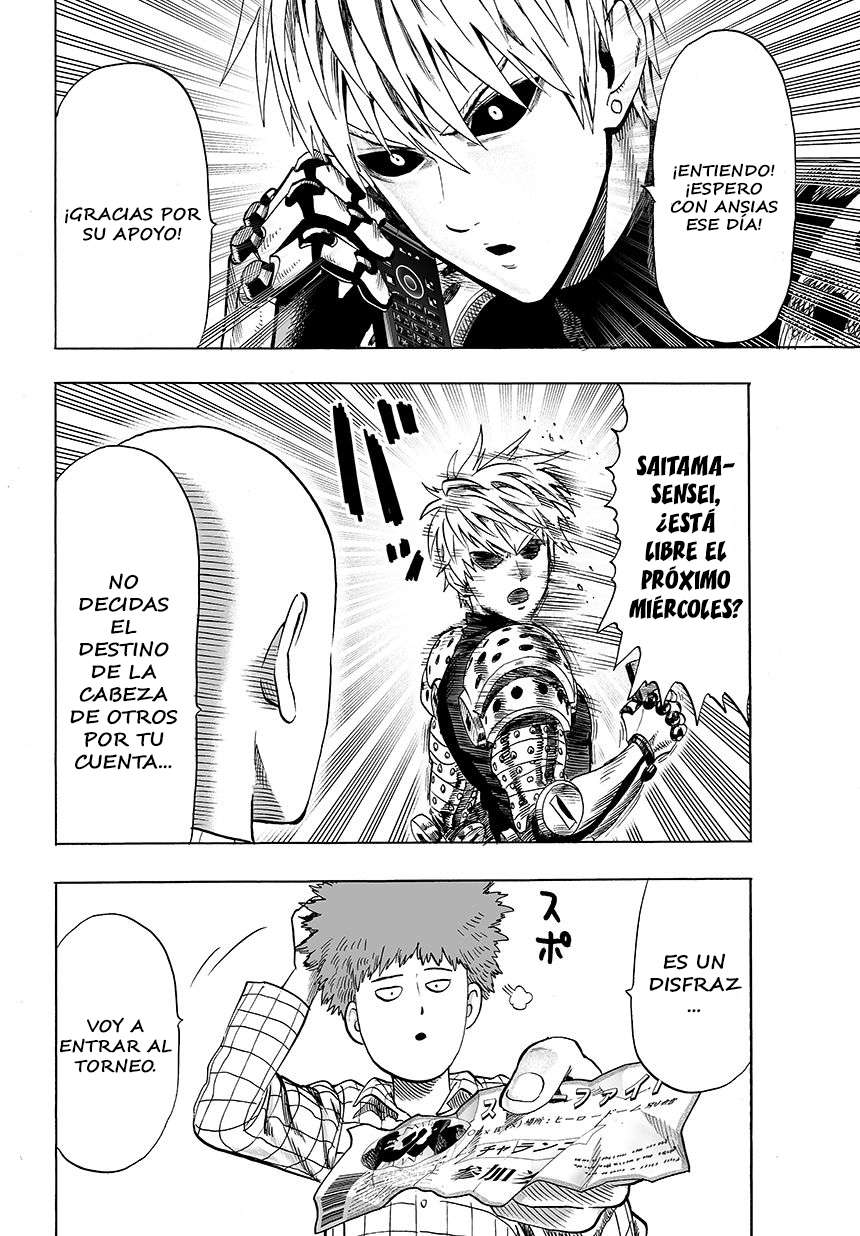 One Punch-Man Capitulo 74: Cubierta página 16