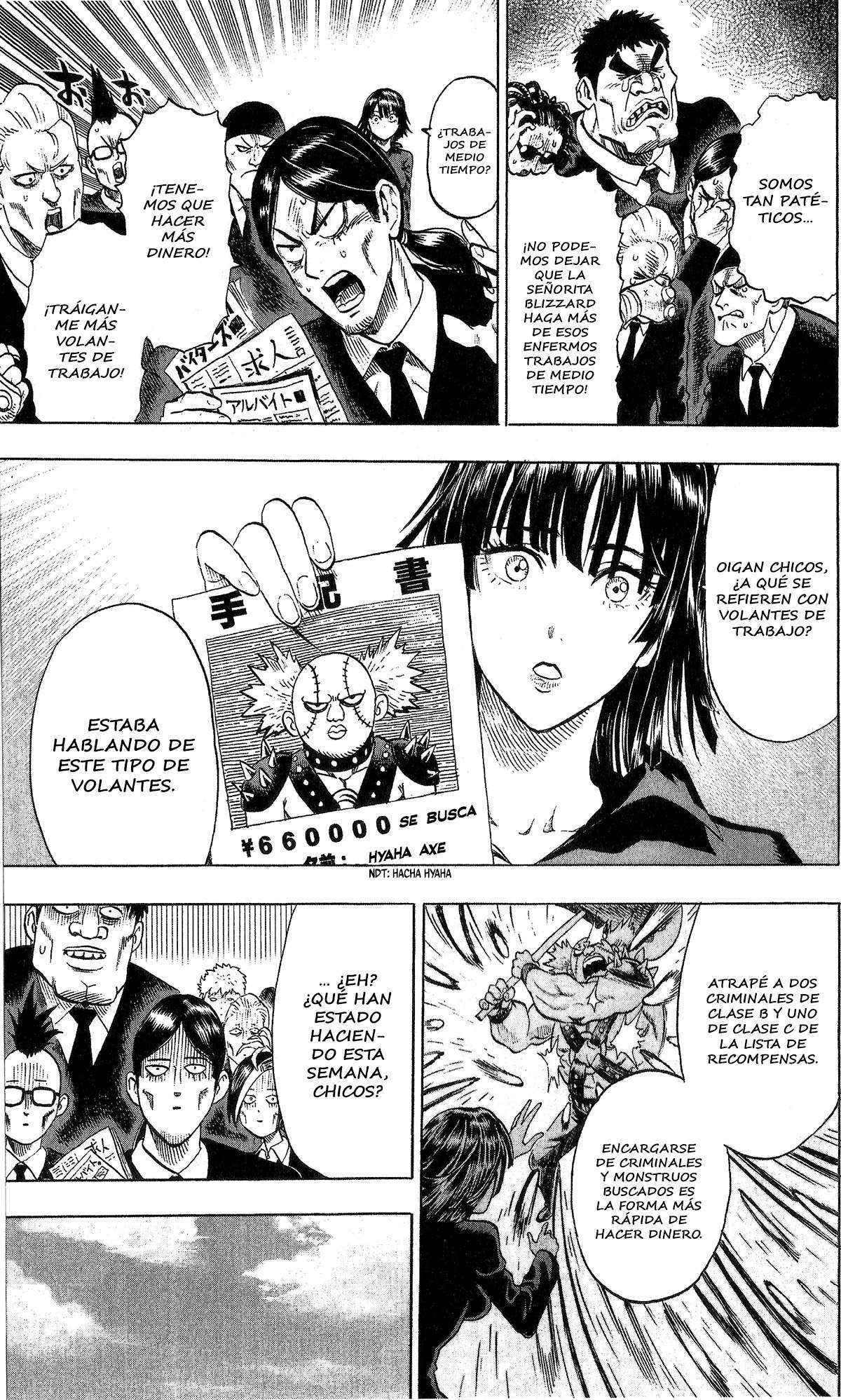 One Punch-Man Capitulo 77.02: La lucha del Grupo Blizzard (Omake vol. 9) página 6