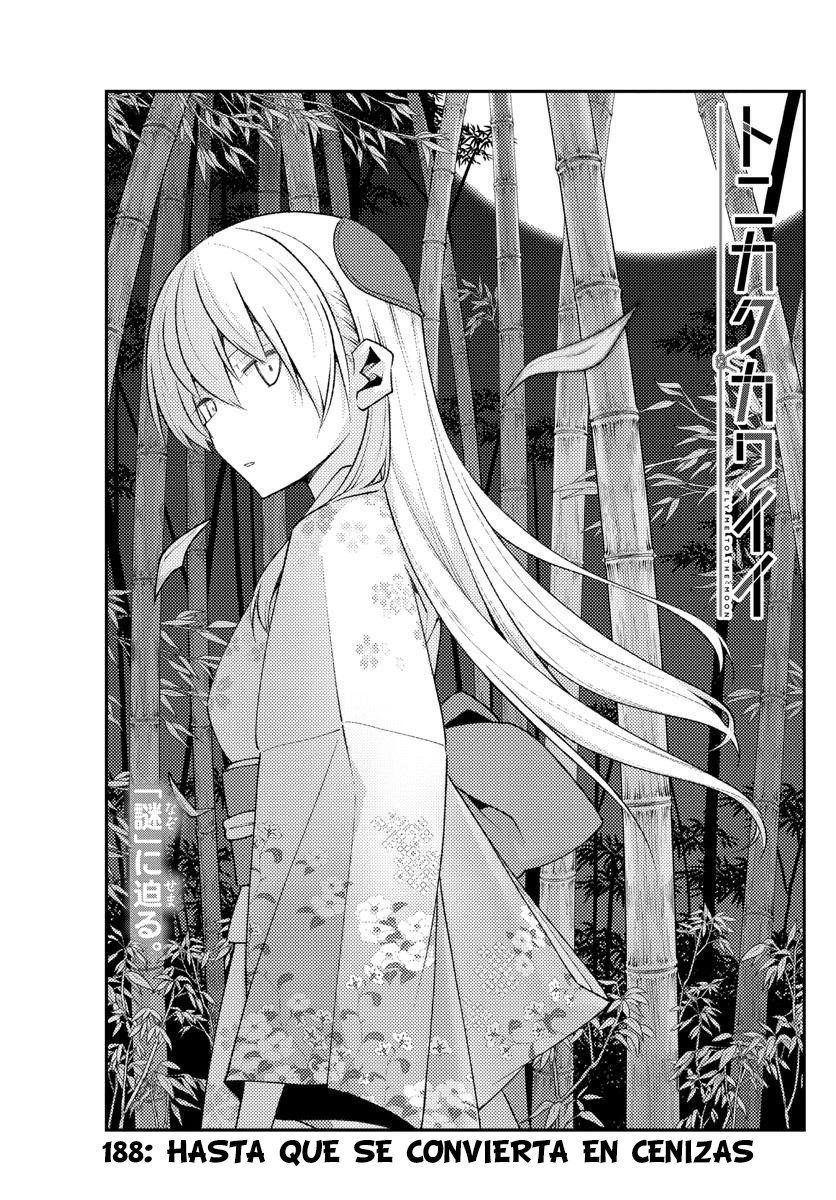 Tonikaku Kawaii Capitulo 188 página 3