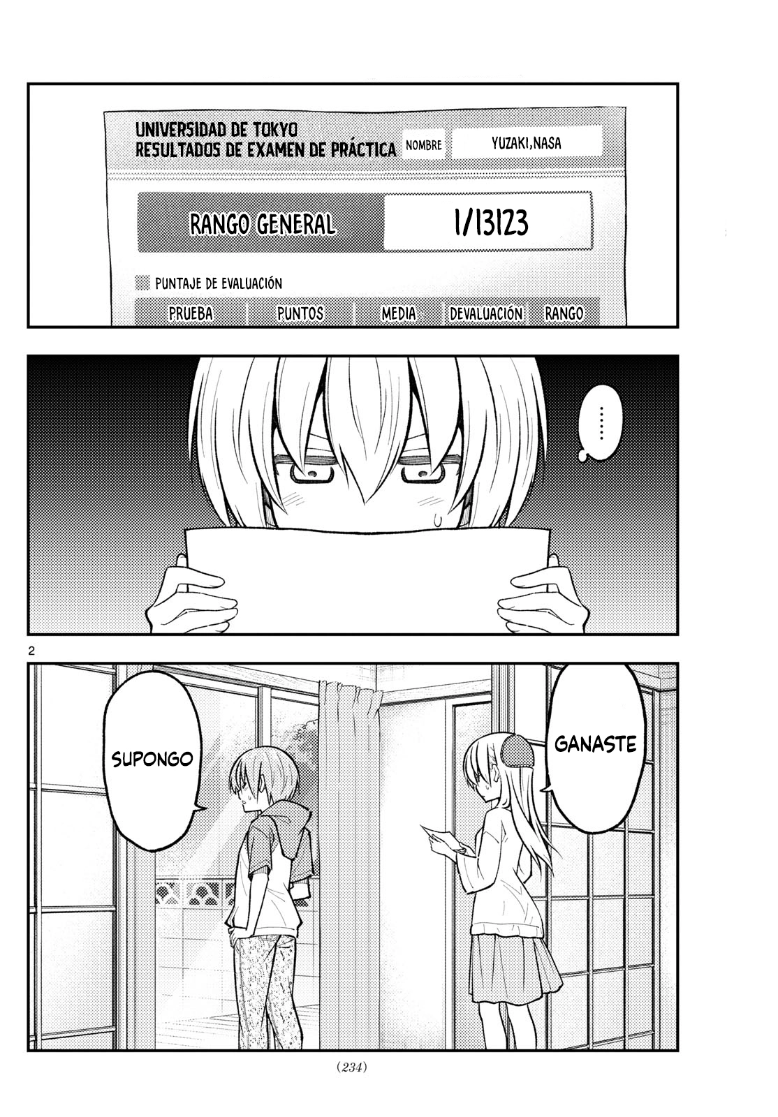 Tonikaku Kawaii Capitulo 273 página 2