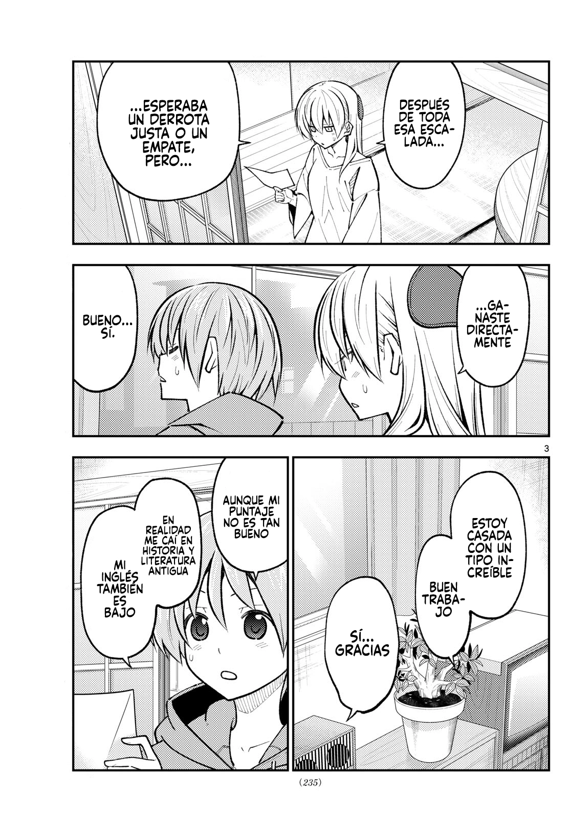 Tonikaku Kawaii Capitulo 273 página 3