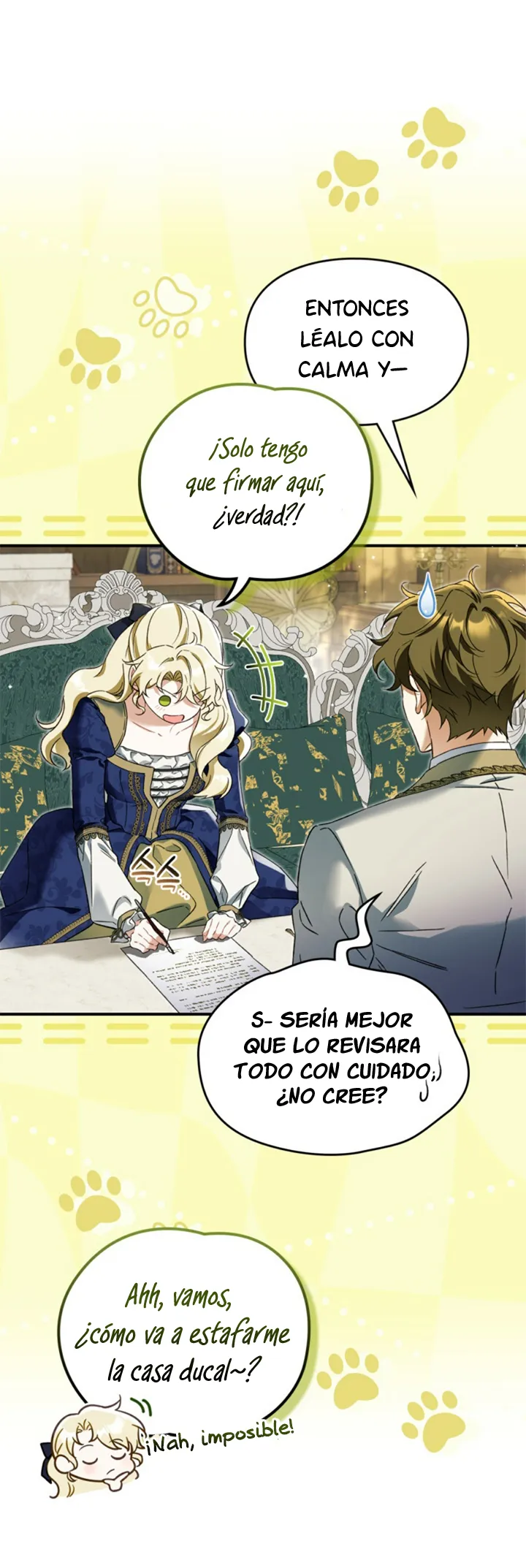 COMPROMETIDA CON EL DUQUE CIEGO Capitulo 4 página 9
