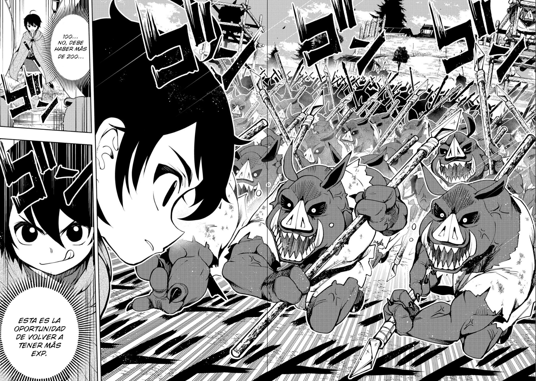 Hell Mode: Yarikomi Suki no Gamer wa Hai-settei no Isekai de Musou suru - Hajimari no Shoukanshi Capitulo 12: Pueblo de Orcos página 22