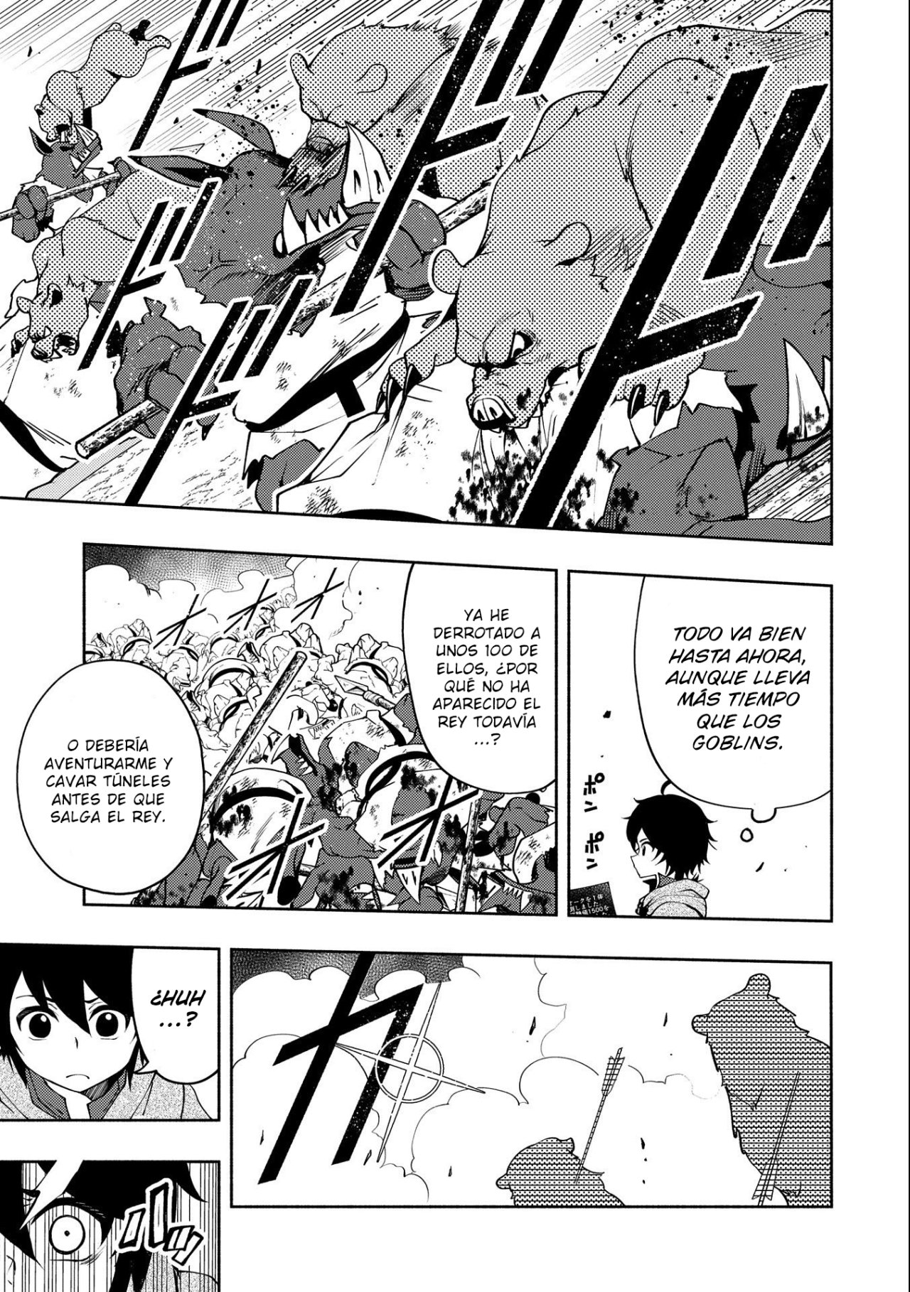Hell Mode: Yarikomi Suki no Gamer wa Hai-settei no Isekai de Musou suru - Hajimari no Shoukanshi Capitulo 12: Pueblo de Orcos página 24