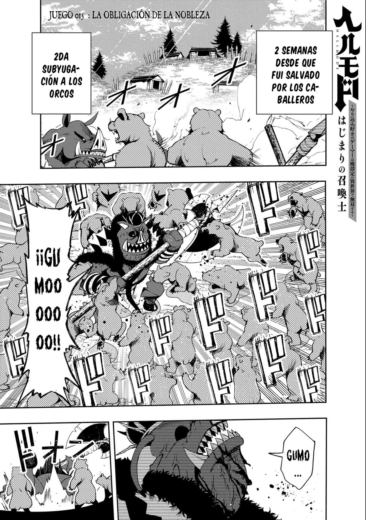 Hell Mode: Yarikomi Suki no Gamer wa Hai-settei no Isekai de Musou suru - Hajimari no Shoukanshi Capitulo 15: La obligación de la nobleza página 3