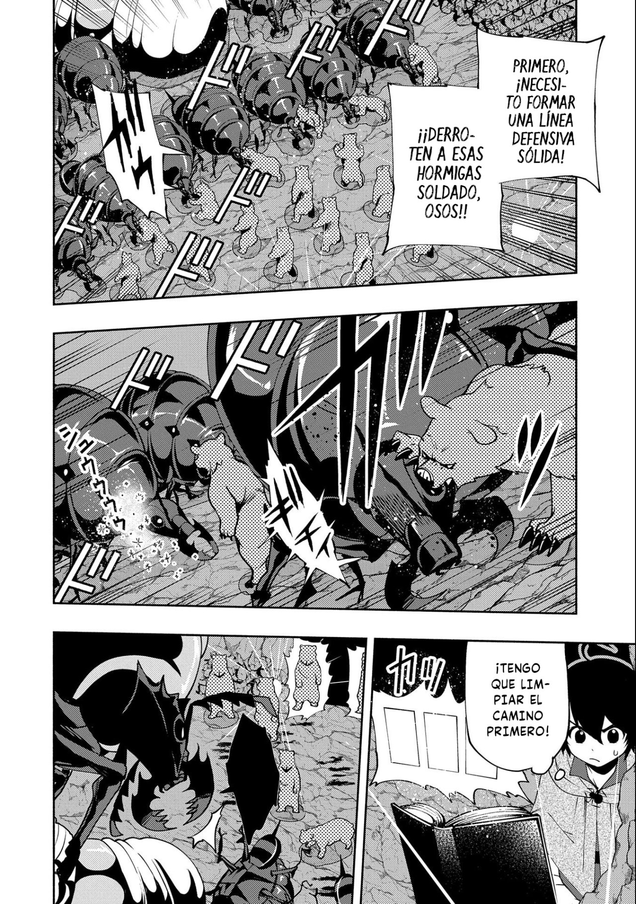 Hell Mode: Yarikomi Suki no Gamer wa Hai-settei no Isekai de Musou suru - Hajimari no Shoukanshi Capitulo 17: La Guarida de las Hormigas Acorazadas página 12