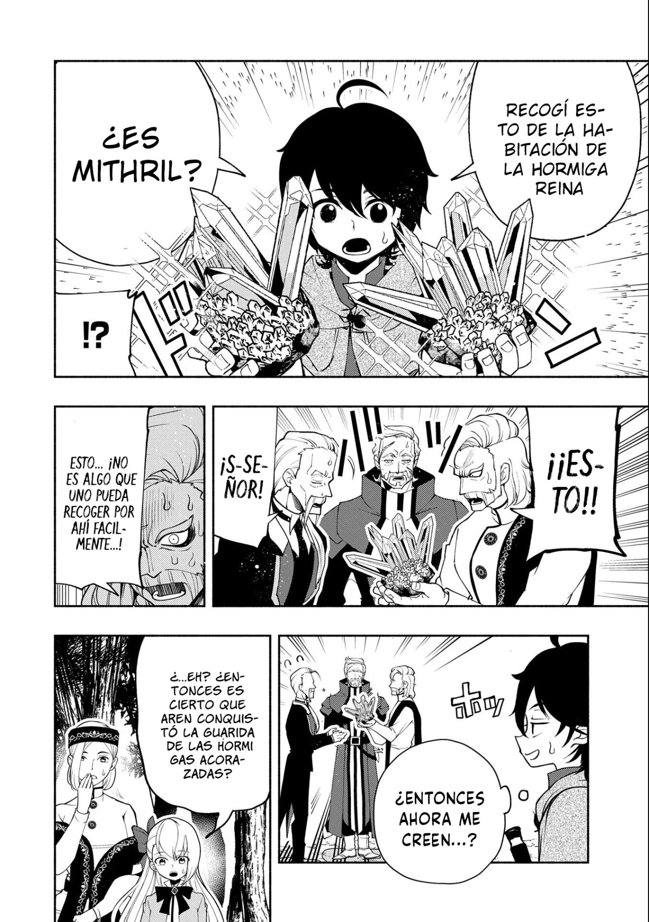 Hell Mode: Yarikomi Suki no Gamer wa Hai-settei no Isekai de Musou suru - Hajimari no Shoukanshi Capitulo 17: La Guarida de las Hormigas Acorazadas página 22