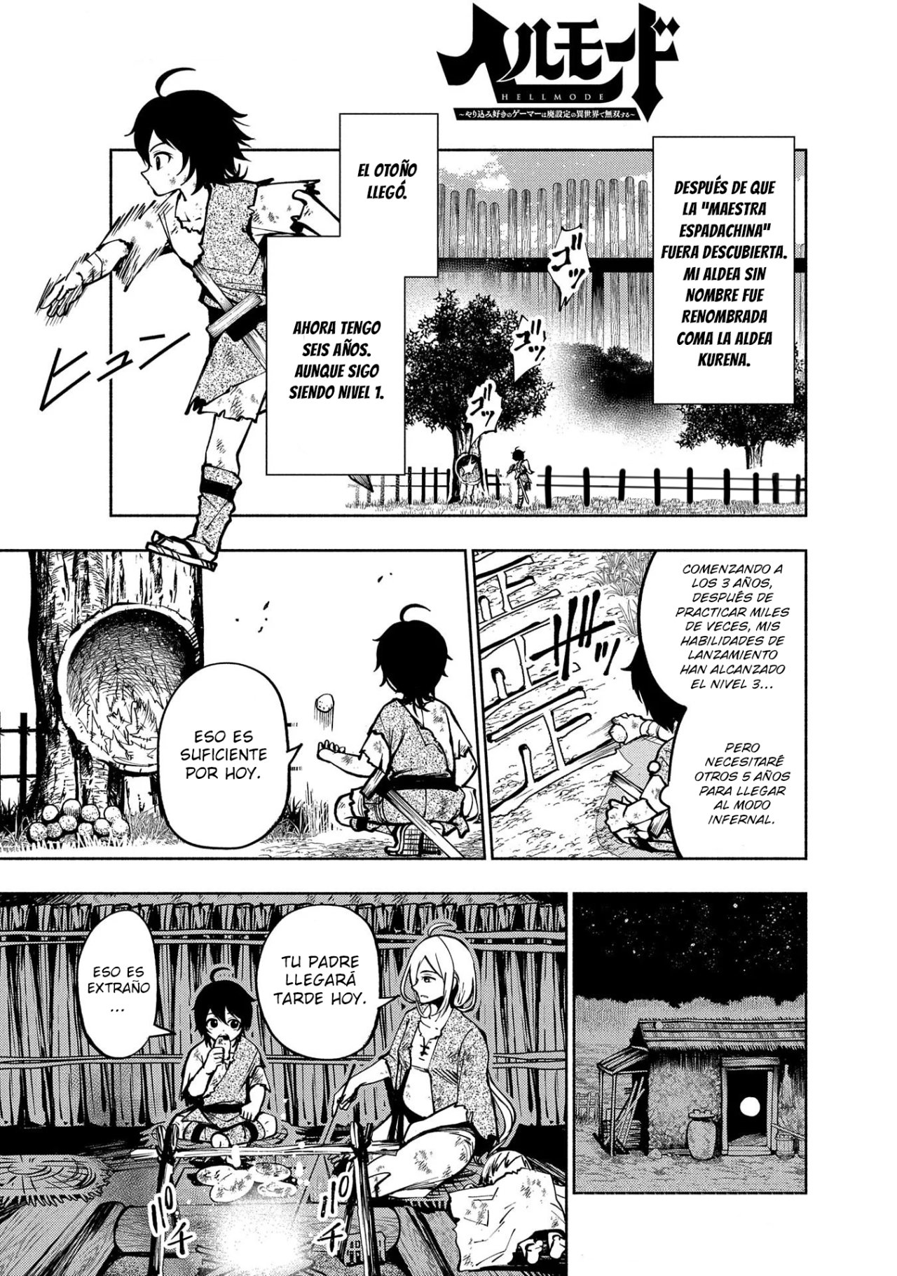Hell Mode: Yarikomi Suki no Gamer wa Hai-settei no Isekai de Musou suru - Hajimari no Shoukanshi Capitulo 2 página 2
