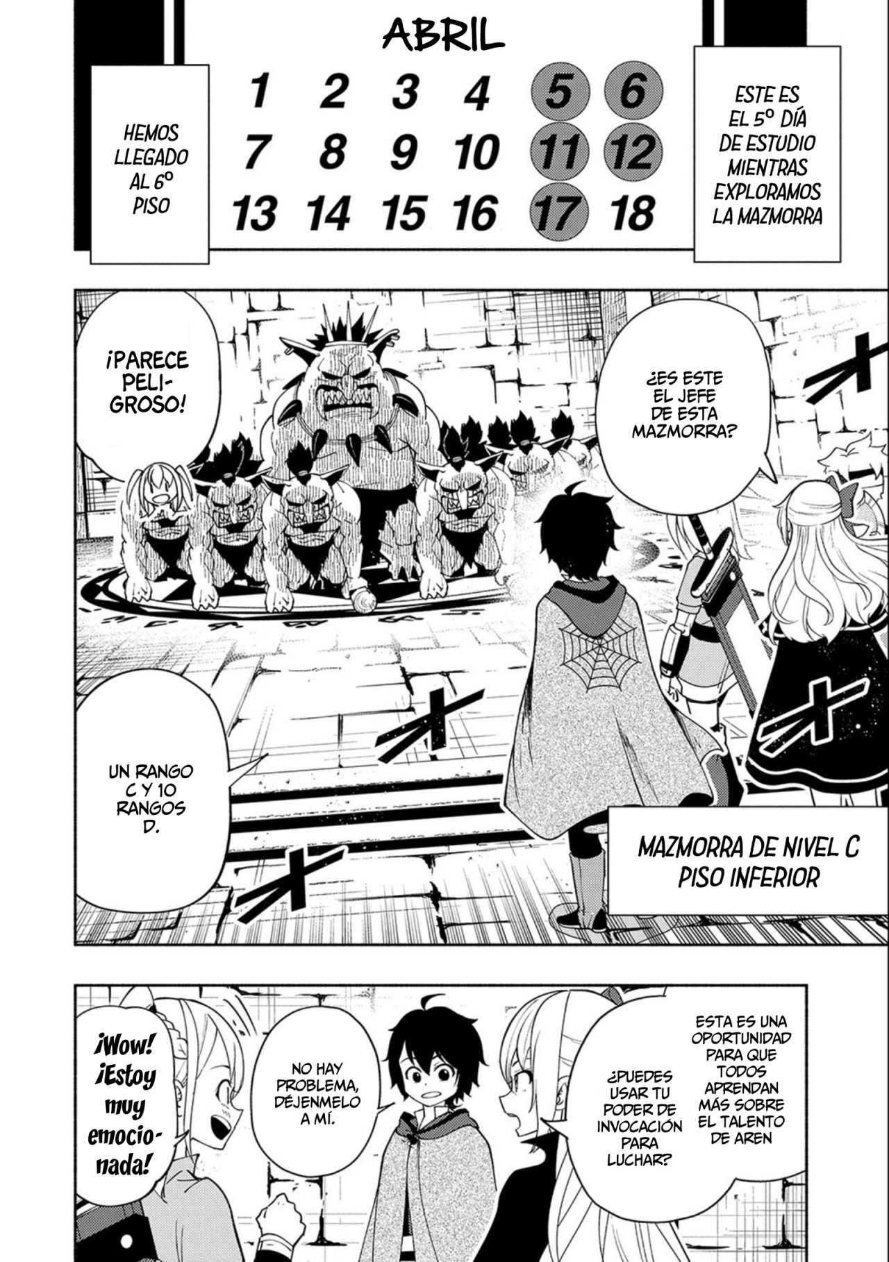 Hell Mode: Yarikomi Suki no Gamer wa Hai-settei no Isekai de Musou suru - Hajimari no Shoukanshi Capitulo 27: Mazmorra de nivel C página 15
