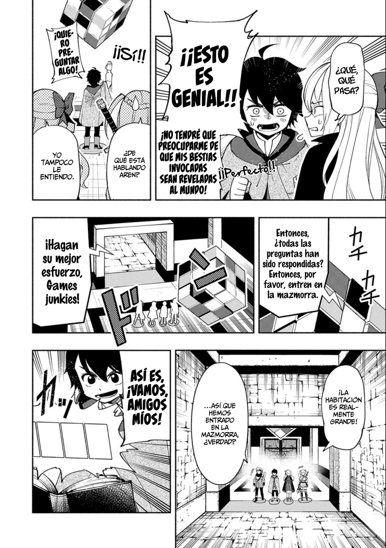 Hell Mode: Yarikomi Suki no Gamer wa Hai-settei no Isekai de Musou suru - Hajimari no Shoukanshi Capitulo 27: Mazmorra de nivel C página 9