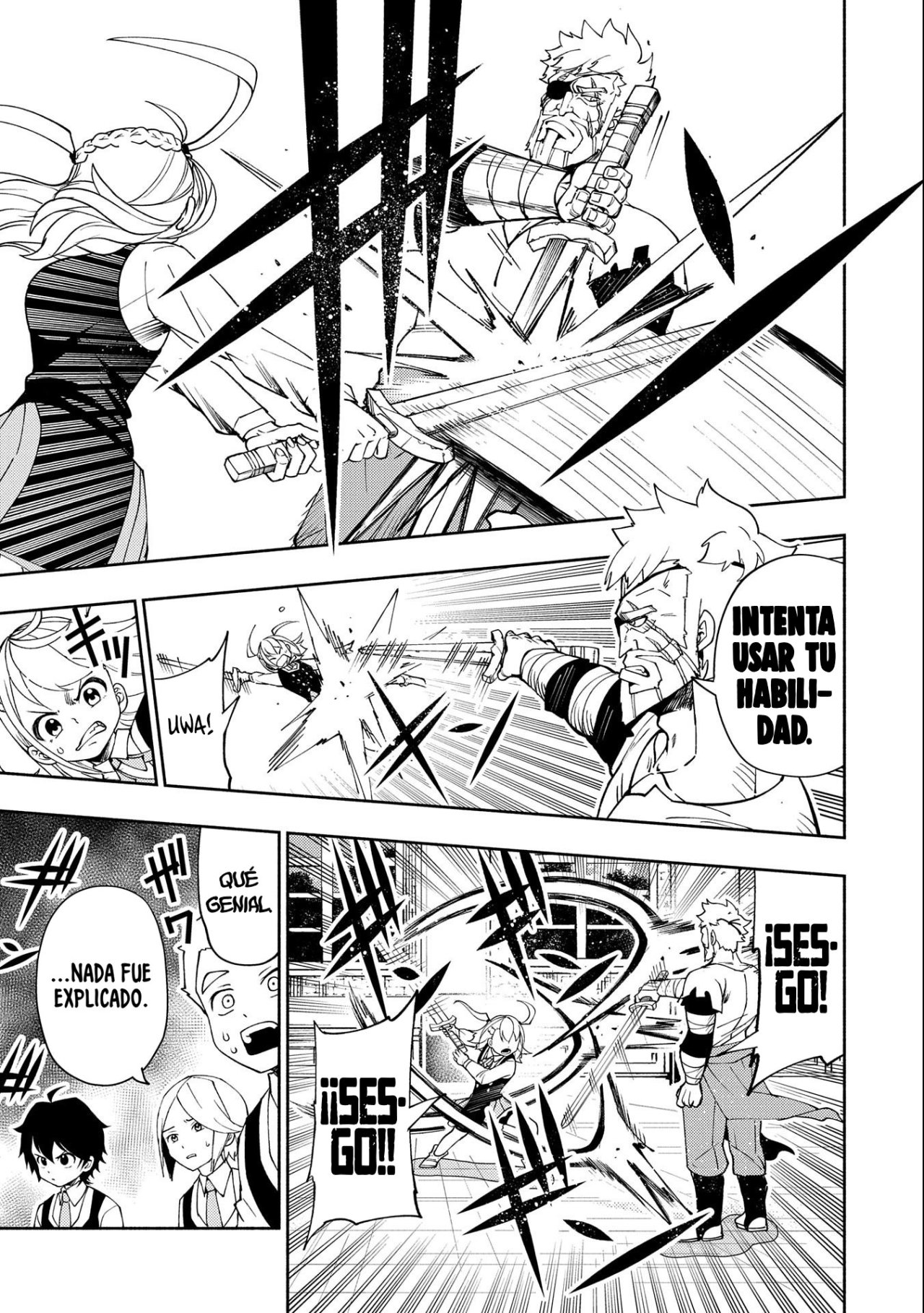 Hell Mode: Yarikomi Suki no Gamer wa Hai-settei no Isekai de Musou suru - Hajimari no Shoukanshi Capitulo 28: Maestro de la espada vs Maestra de la espada página 19