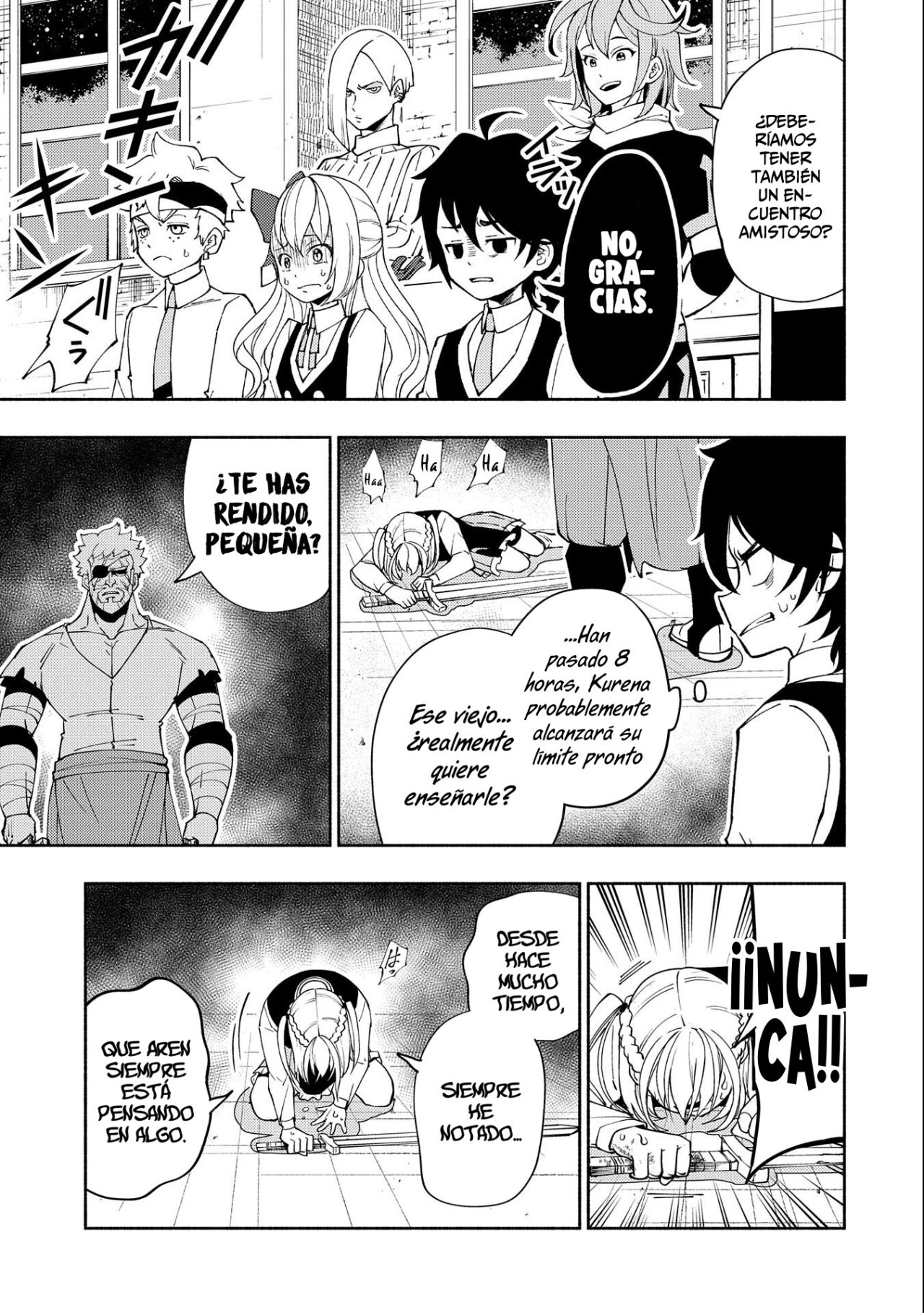 Hell Mode: Yarikomi Suki no Gamer wa Hai-settei no Isekai de Musou suru - Hajimari no Shoukanshi Capitulo 28: Maestro de la espada vs Maestra de la espada página 21