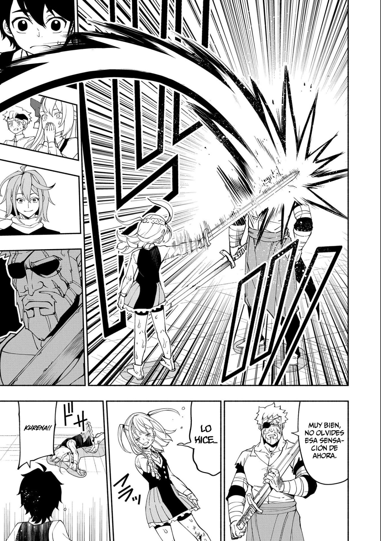 Hell Mode: Yarikomi Suki no Gamer wa Hai-settei no Isekai de Musou suru - Hajimari no Shoukanshi Capitulo 28: Maestro de la espada vs Maestra de la espada página 23