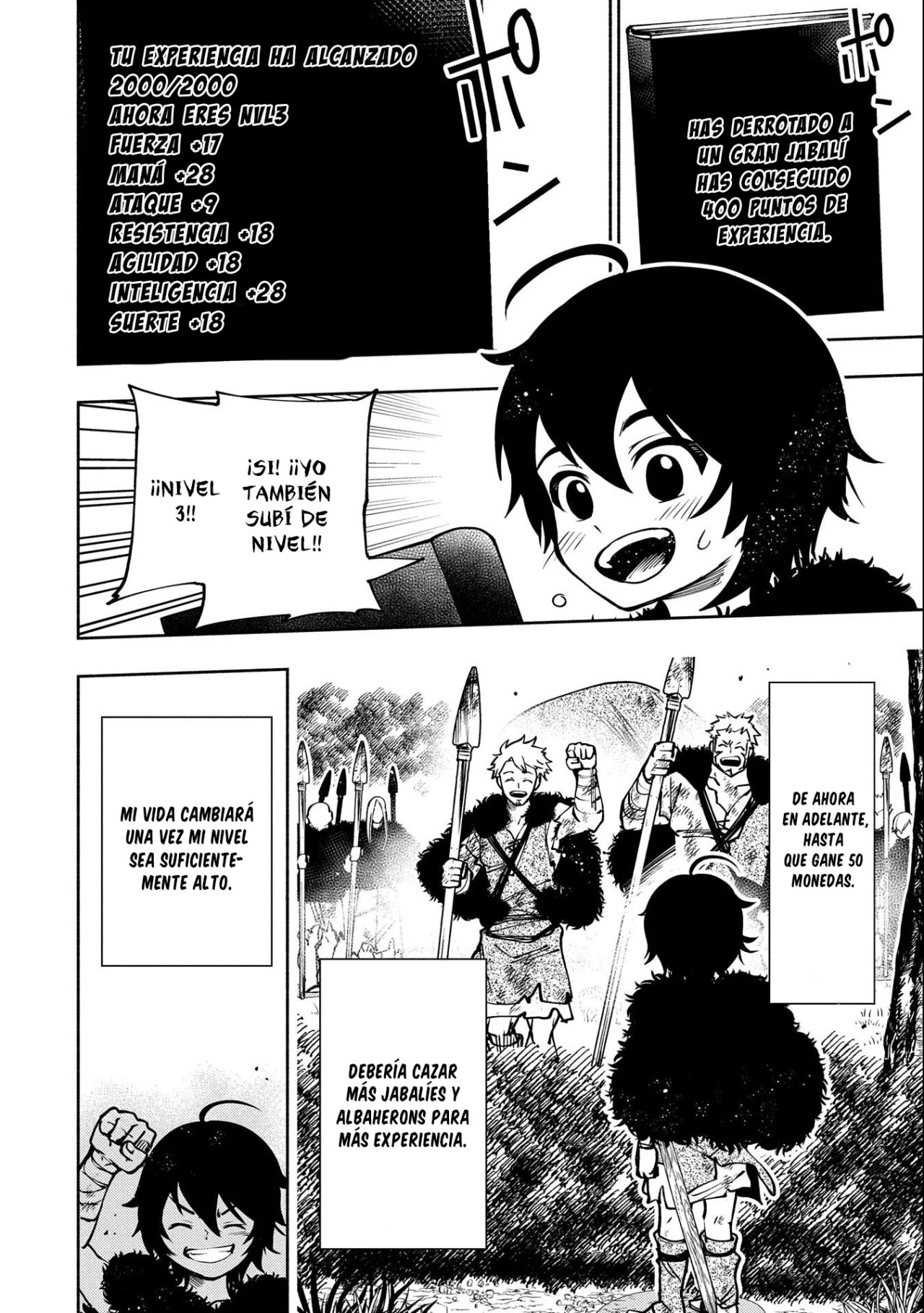 Hell Mode: Yarikomi Suki no Gamer wa Hai-settei no Isekai de Musou suru - Hajimari no Shoukanshi Capitulo 3: Cazador de Jabalíes página 19