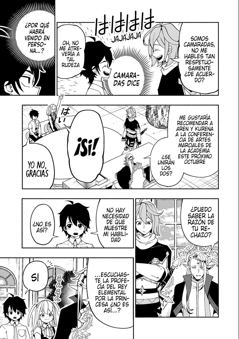 Hell Mode: Yarikomi Suki no Gamer wa Hai-settei no Isekai de Musou suru - Hajimari no Shoukanshi Capitulo 35: La profecía del Rey Elemental página 18