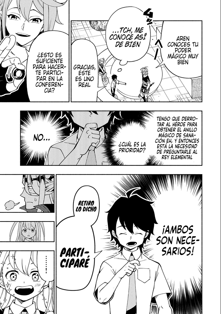 Hell Mode: Yarikomi Suki no Gamer wa Hai-settei no Isekai de Musou suru - Hajimari no Shoukanshi Capitulo 35: La profecía del Rey Elemental página 24