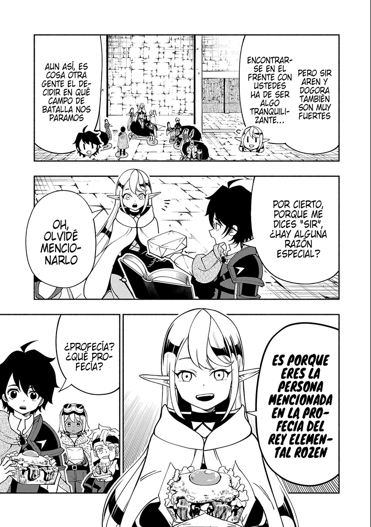 Hell Mode: Yarikomi Suki no Gamer wa Hai-settei no Isekai de Musou suru - Hajimari no Shoukanshi Capitulo 35: La profecía del Rey Elemental página 8