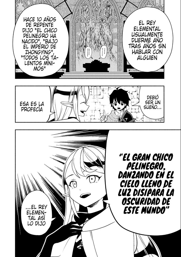 Hell Mode: Yarikomi Suki no Gamer wa Hai-settei no Isekai de Musou suru - Hajimari no Shoukanshi Capitulo 35: La profecía del Rey Elemental página 9