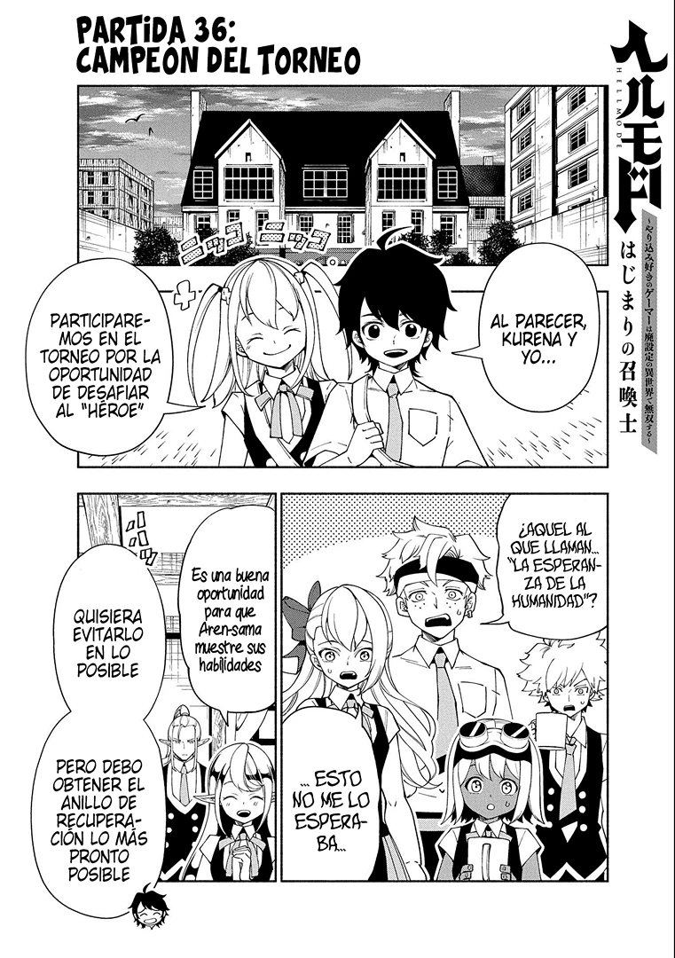Hell Mode: Yarikomi Suki no Gamer wa Hai-settei no Isekai de Musou suru - Hajimari no Shoukanshi Capitulo 36: Campeón del torneo página 2