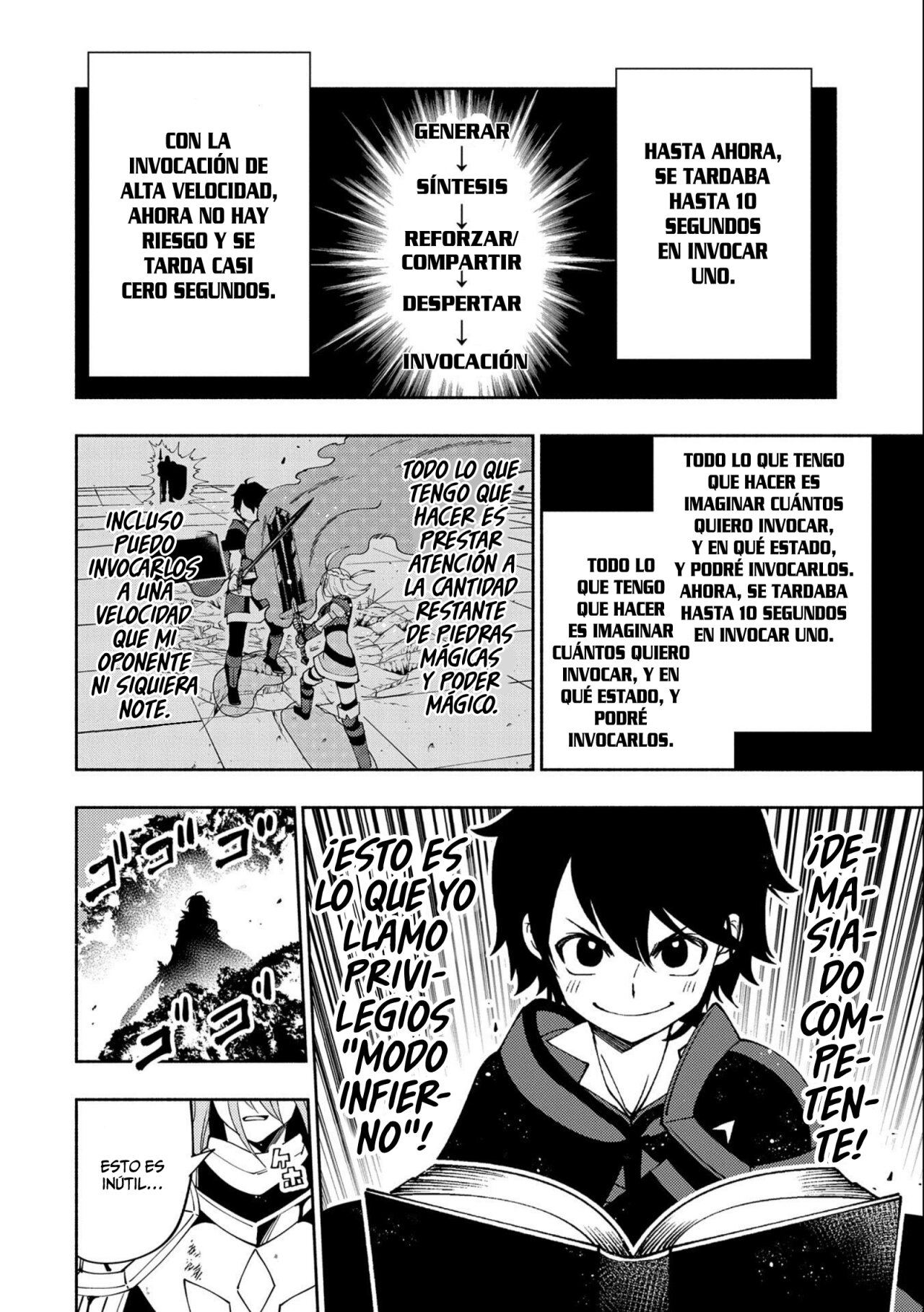 Hell Mode: Yarikomi Suki no Gamer wa Hai-settei no Isekai de Musou suru - Hajimari no Shoukanshi Capitulo 38: Invocación a alta velocidad página 11