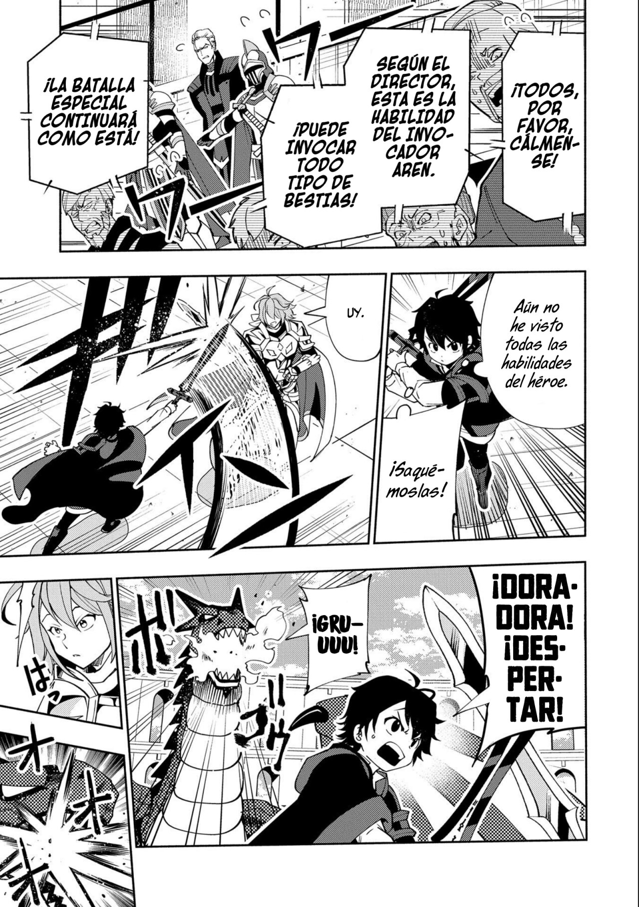 Hell Mode: Yarikomi Suki no Gamer wa Hai-settei no Isekai de Musou suru - Hajimari no Shoukanshi Capitulo 38: Invocación a alta velocidad página 4