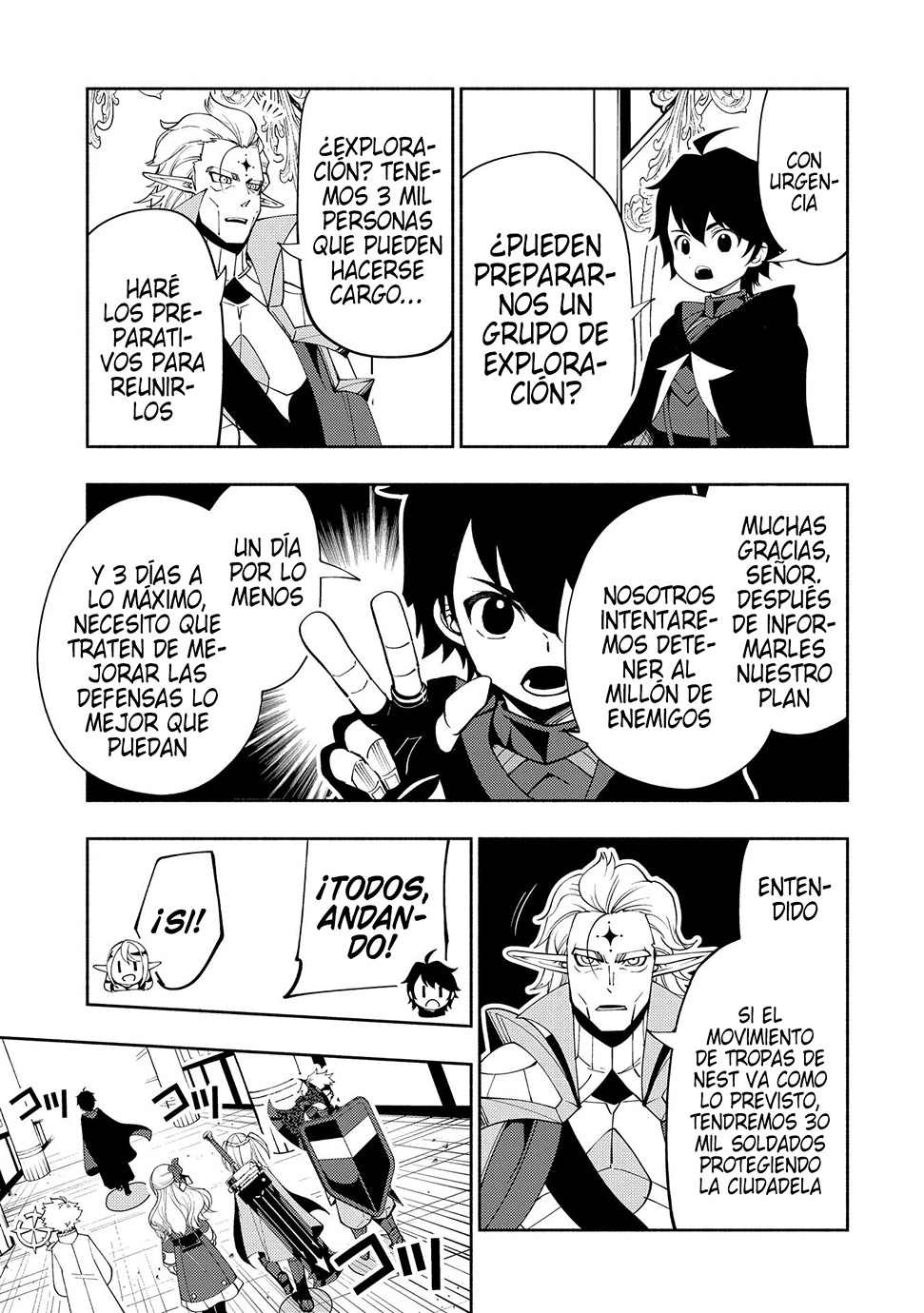 Hell Mode: Yarikomi Suki no Gamer wa Hai-settei no Isekai de Musou suru - Hajimari no Shoukanshi Capitulo 43: 100,000 Soldados página 22