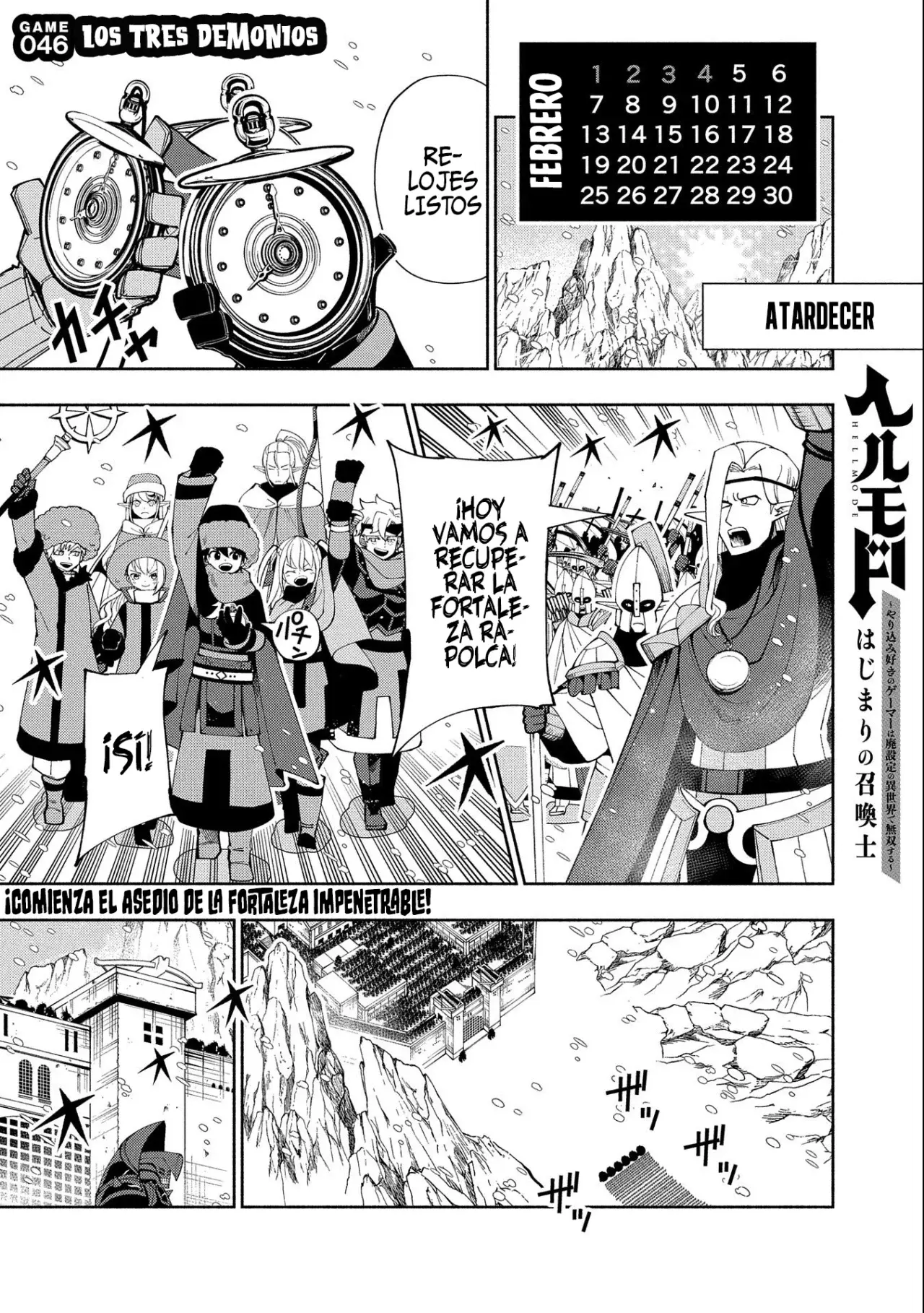 Hell Mode: Yarikomi Suki no Gamer wa Hai-settei no Isekai de Musou suru - Hajimari no Shoukanshi Capitulo 46 página 4